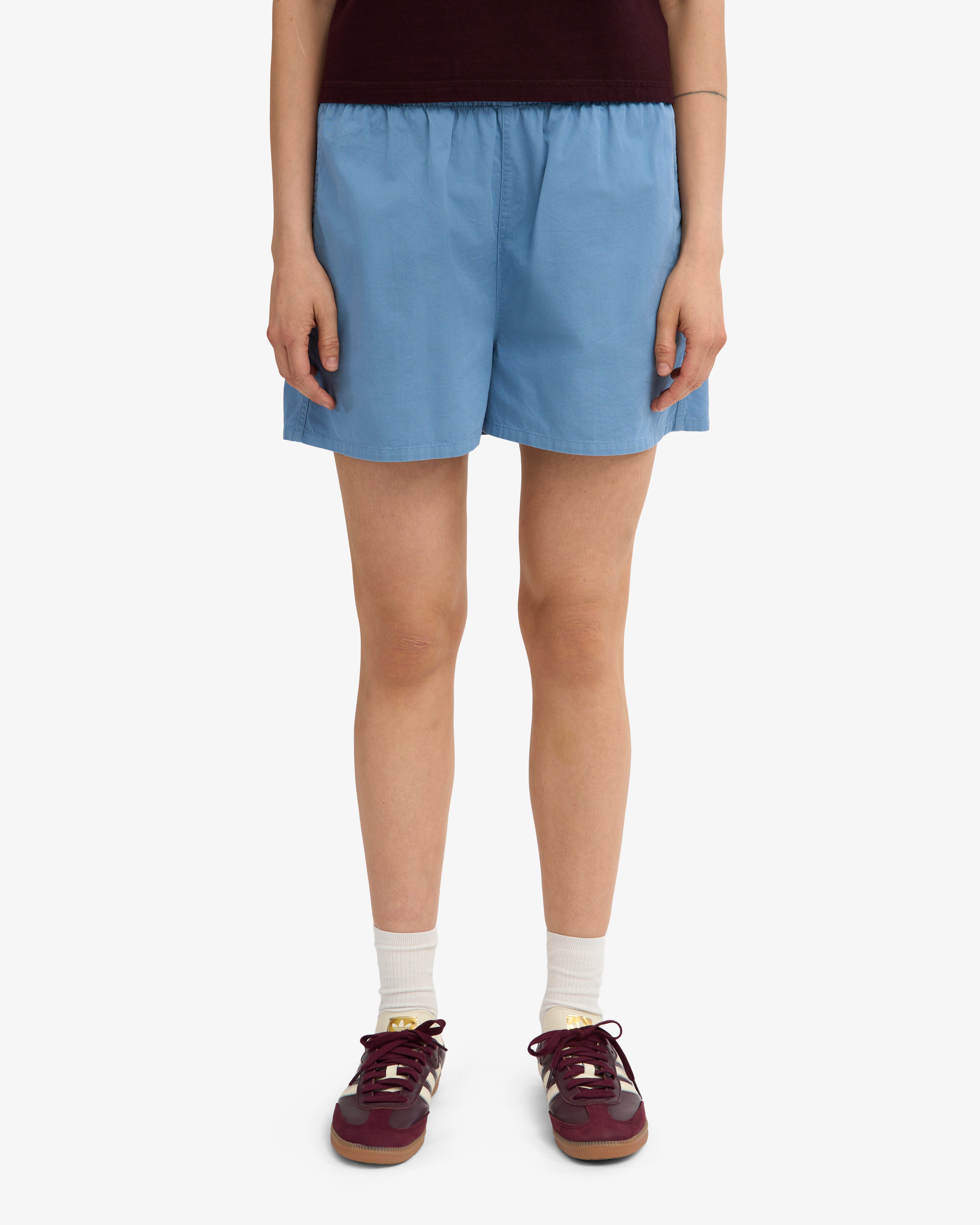 Women Organic Twill Shorts - Sahara Camel