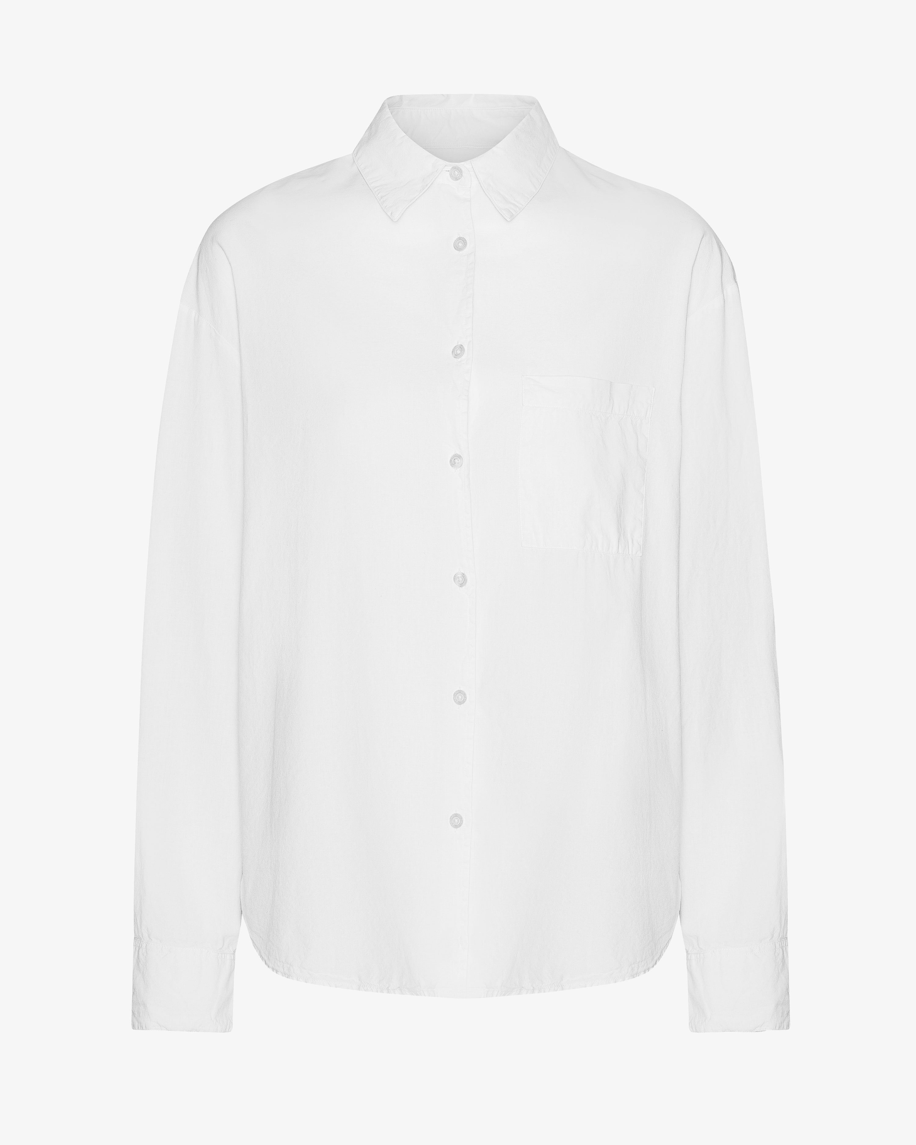 Organic Oversized Shirt - Optical White