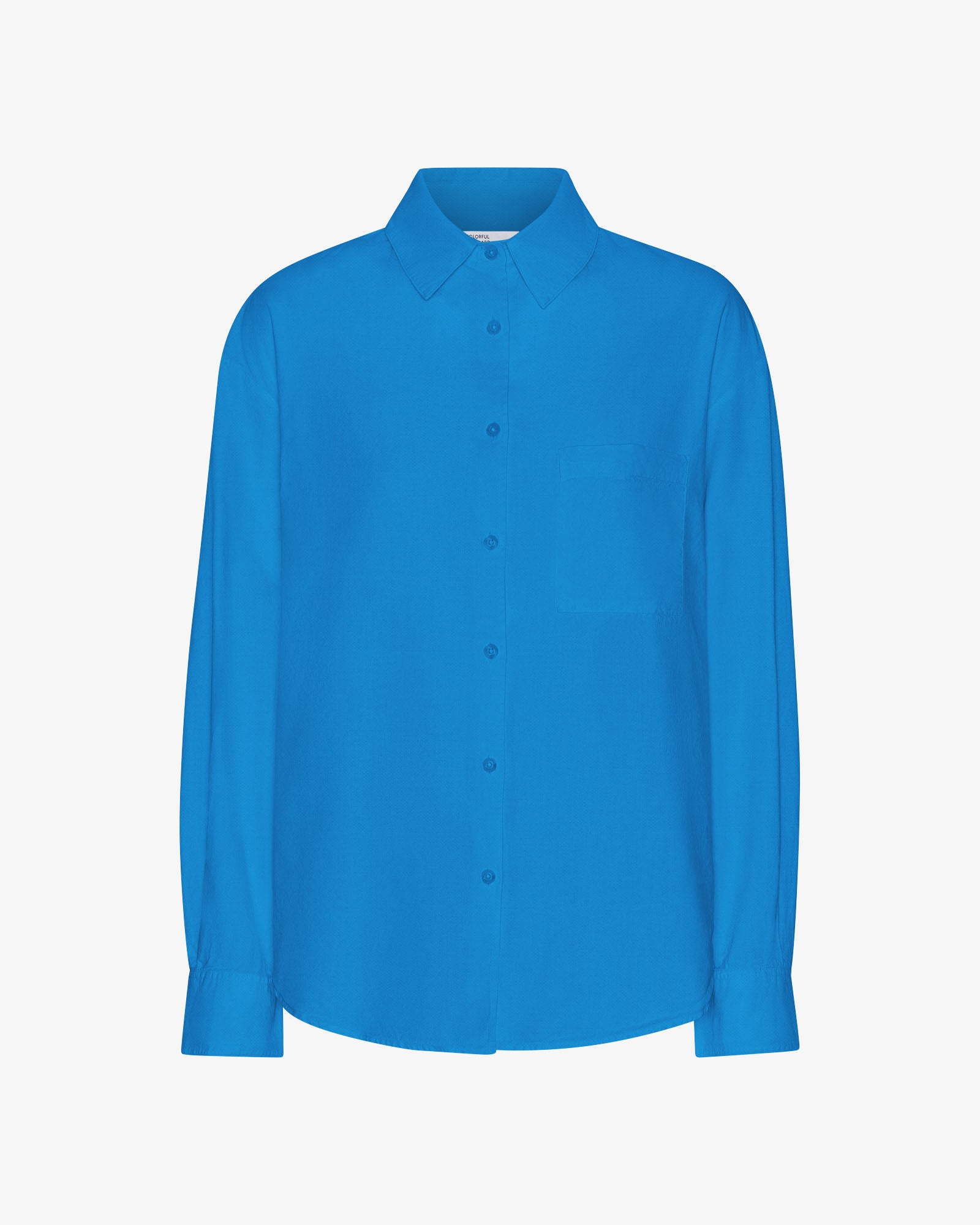 PAP morpho blue - unisex oversized silk shirt