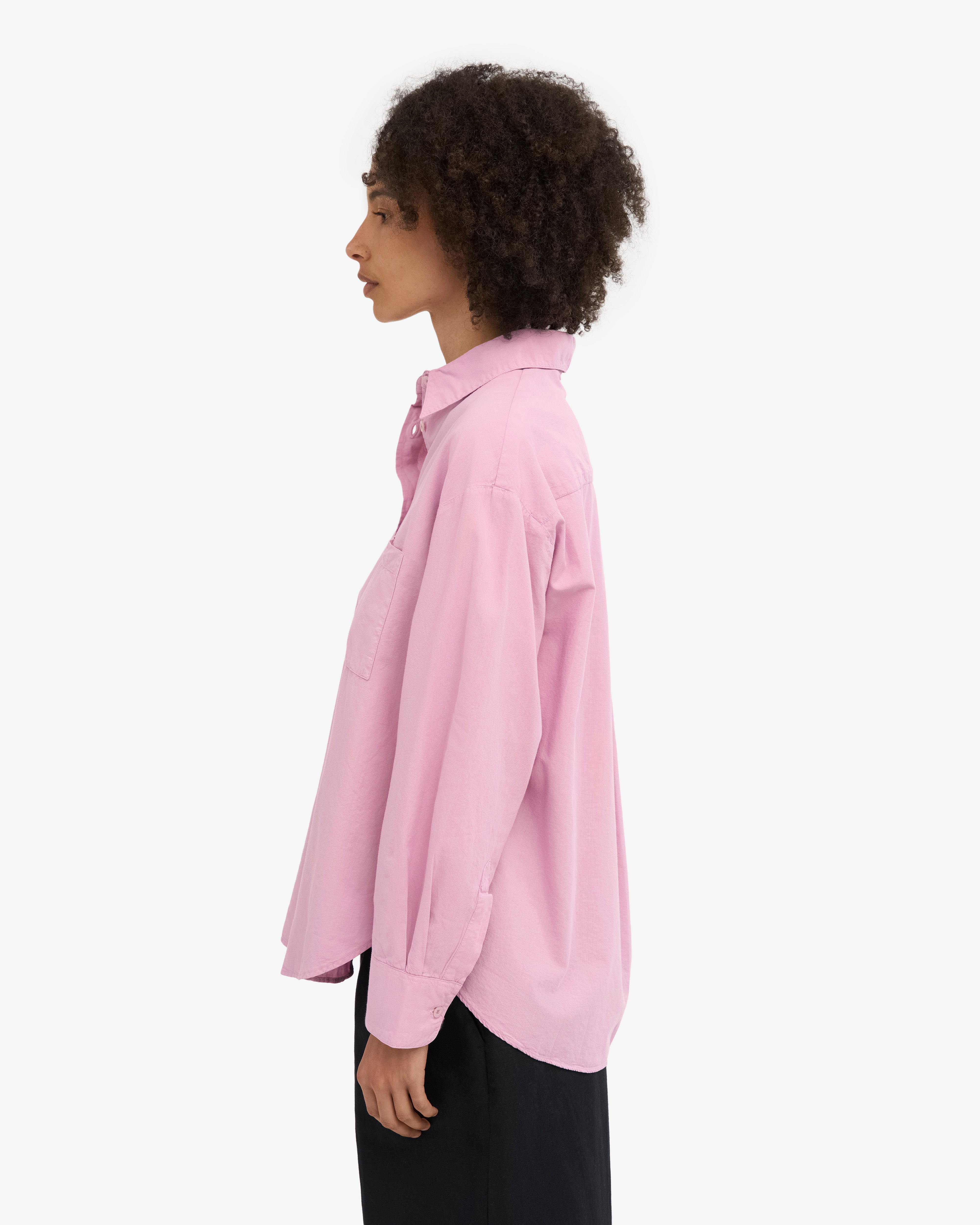 Organic Oversized Shirt - Cherry Blossom