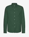 Organic Flannel Shirt - Emerald Green
