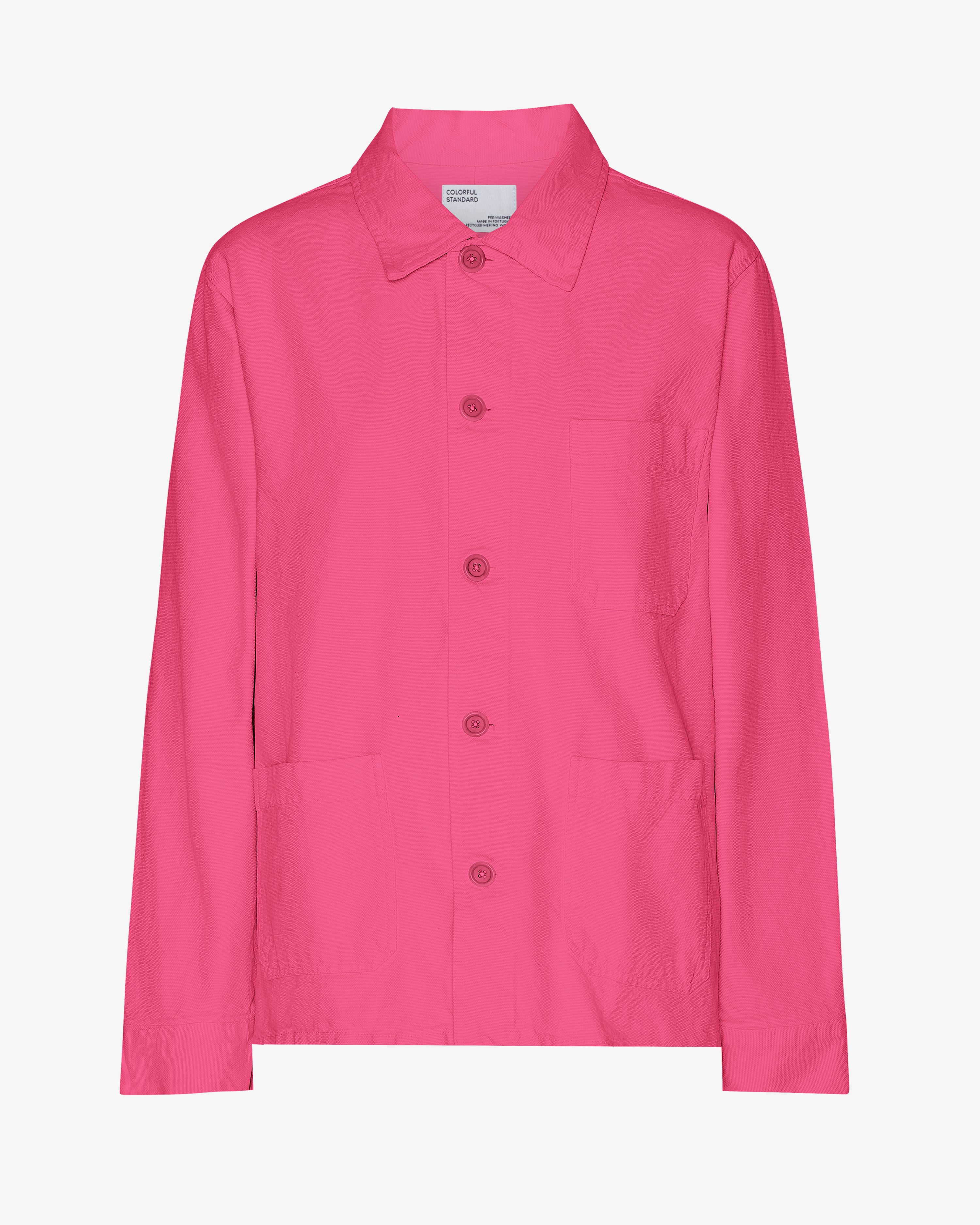 Organic Workwear Jacket - Bubblegum Pink