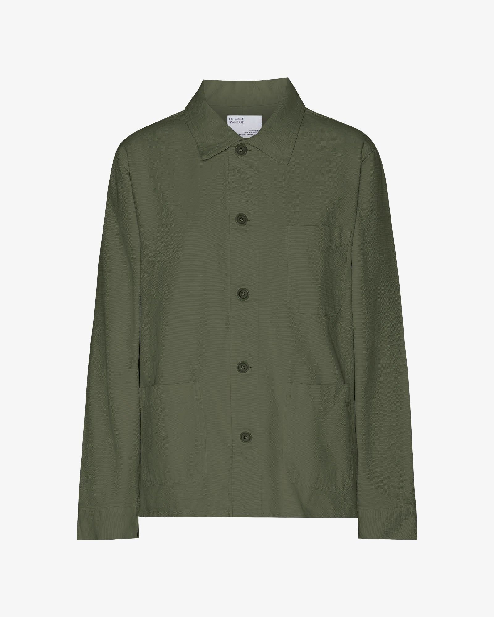 Organic Workwear Jacket - Dusty Olive