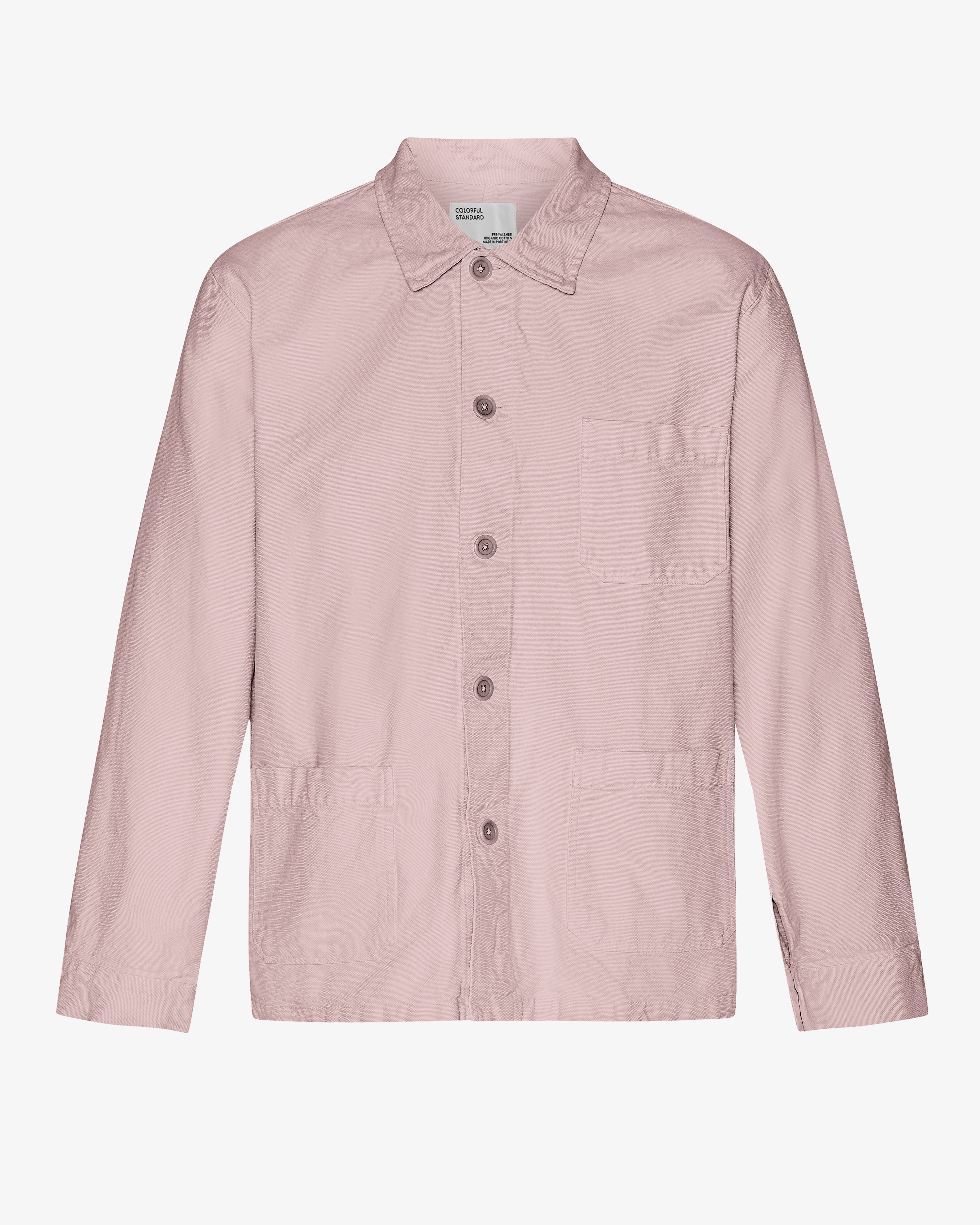 Organic Workwear Jacket - Faded Pink