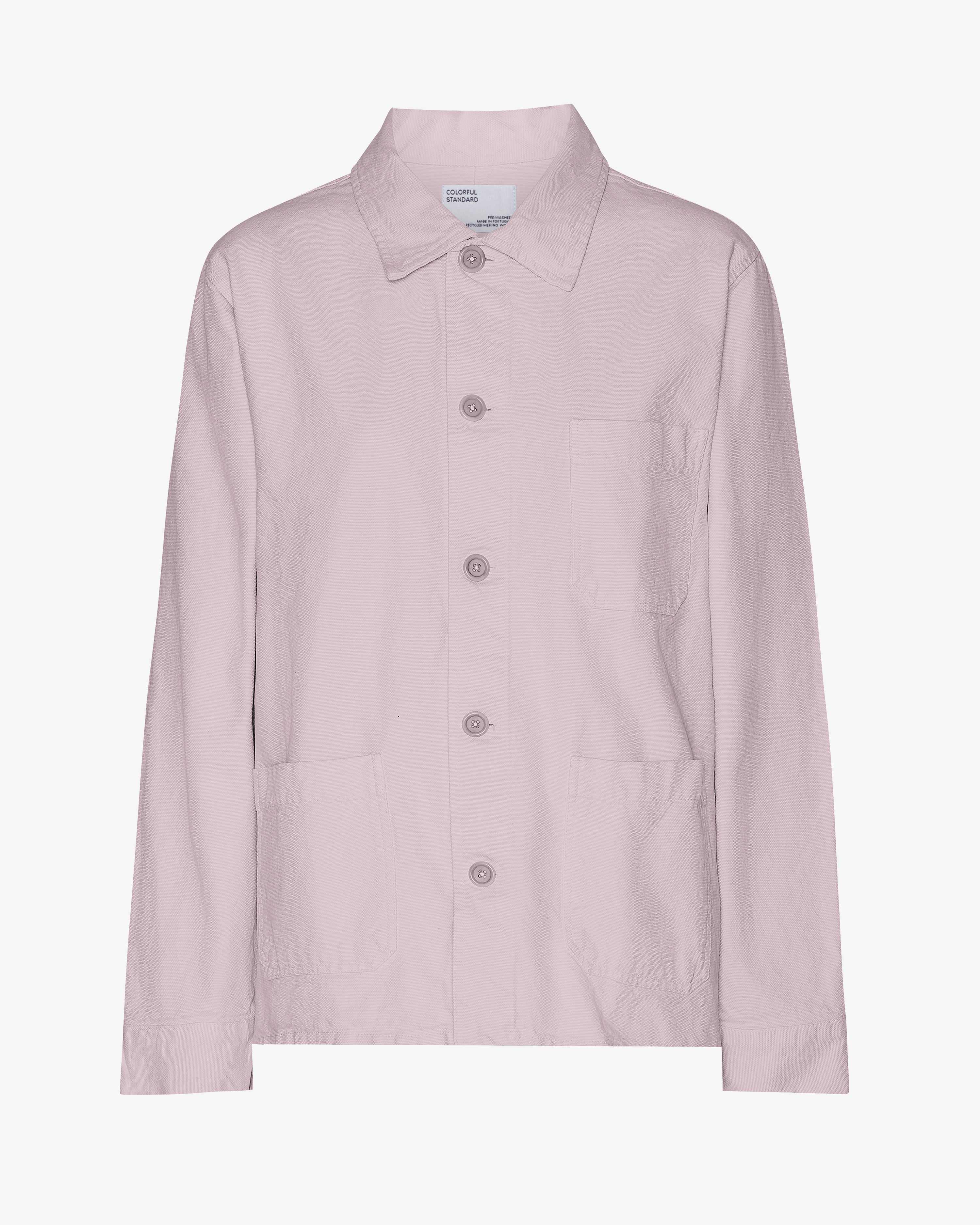 Organic Workwear Jacket - Faded Pink