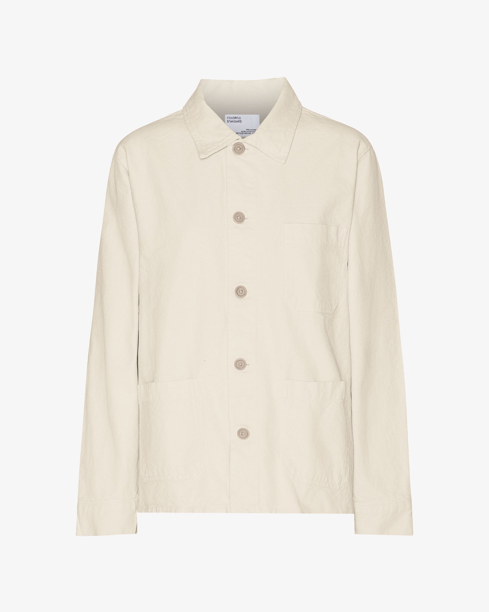 Organic Workwear Jacket - Ivory White