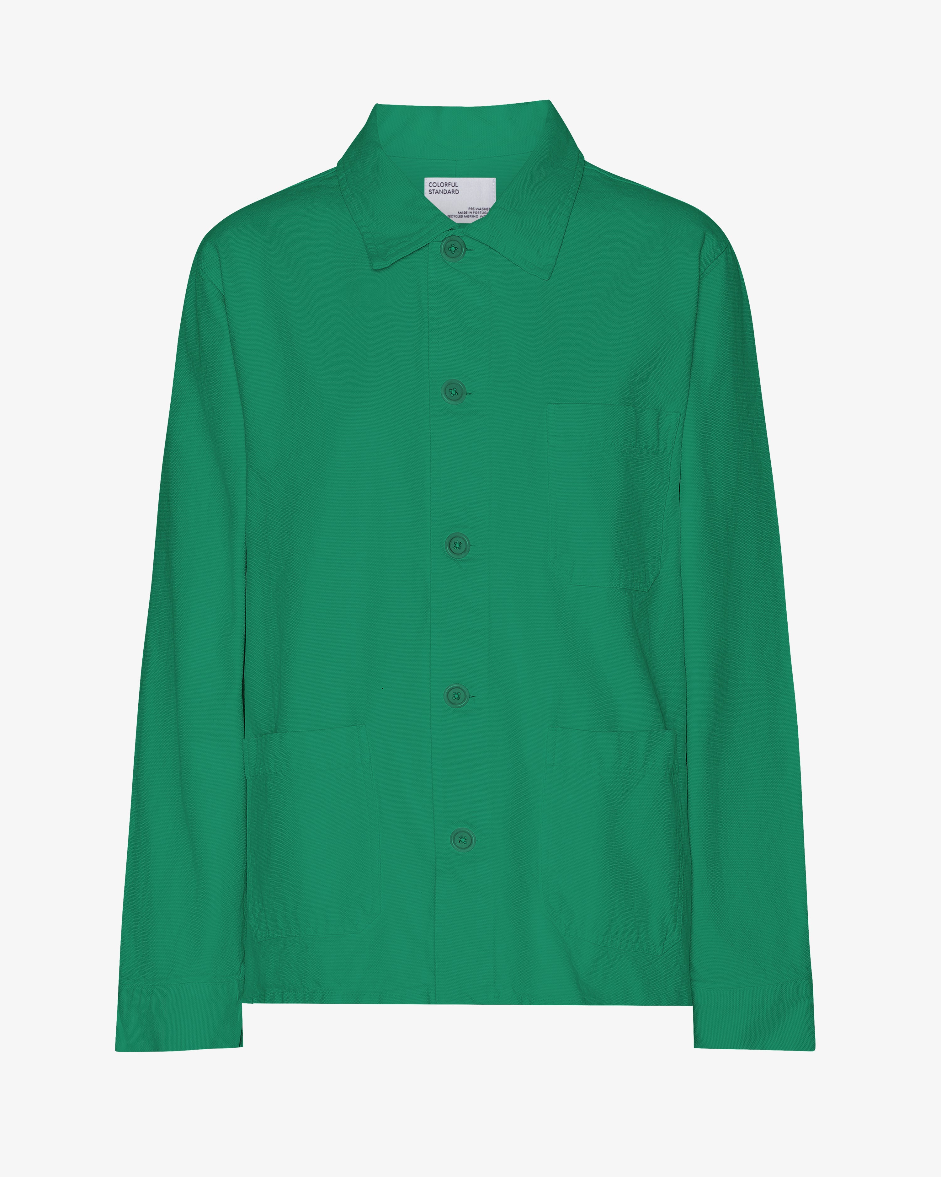 Organic Workwear Jacket - Kelly Green