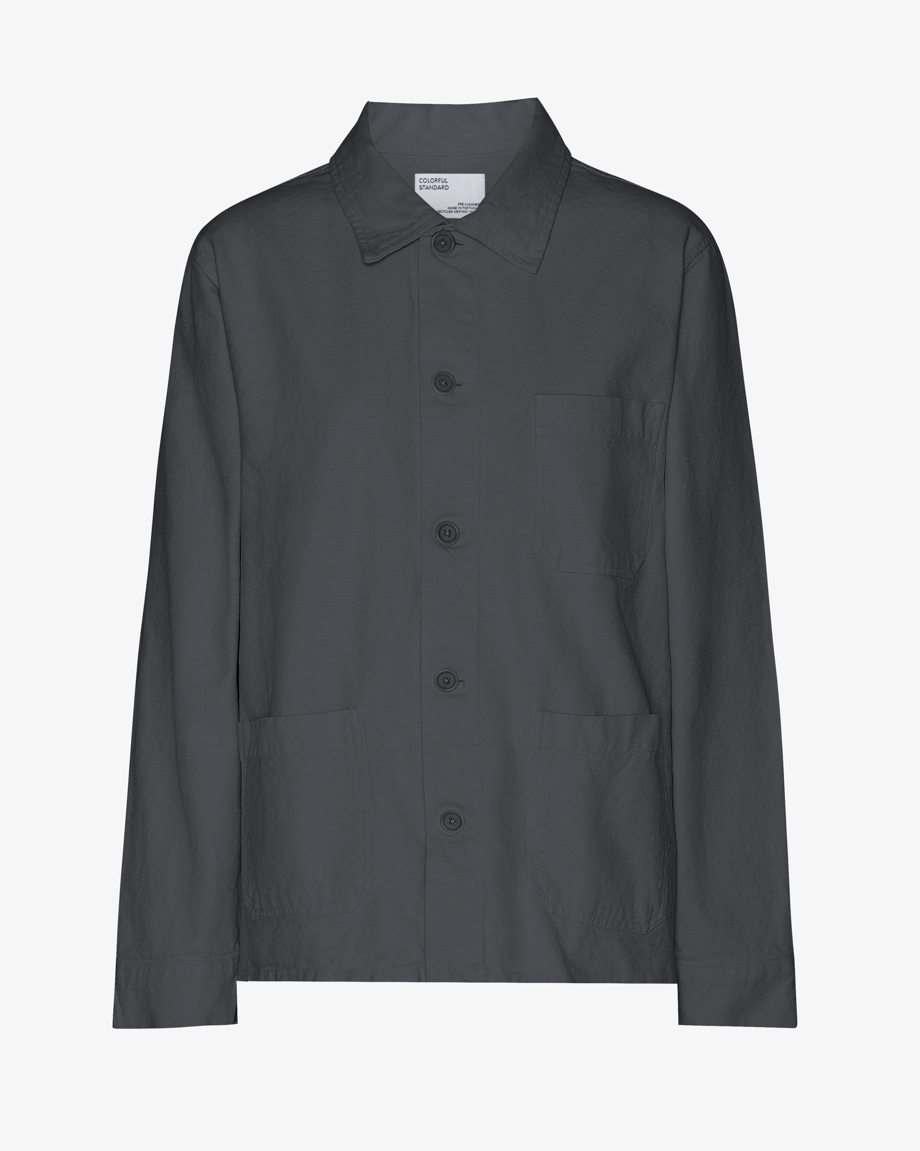 Organic Workwear Jacket - Lava Grey