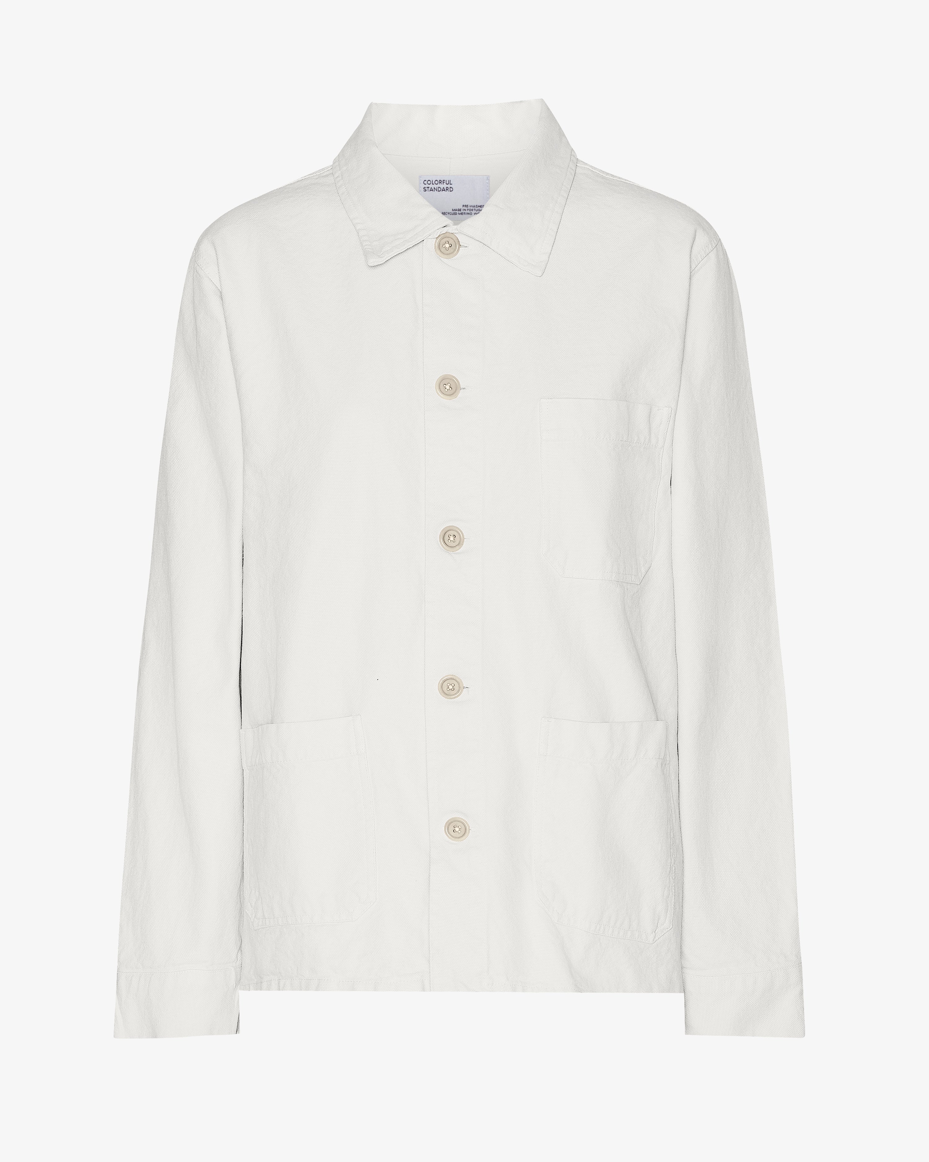 Organic Workwear Jacket - Optical White