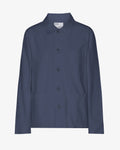 Organic Workwear Jacket - Petrol Blue
