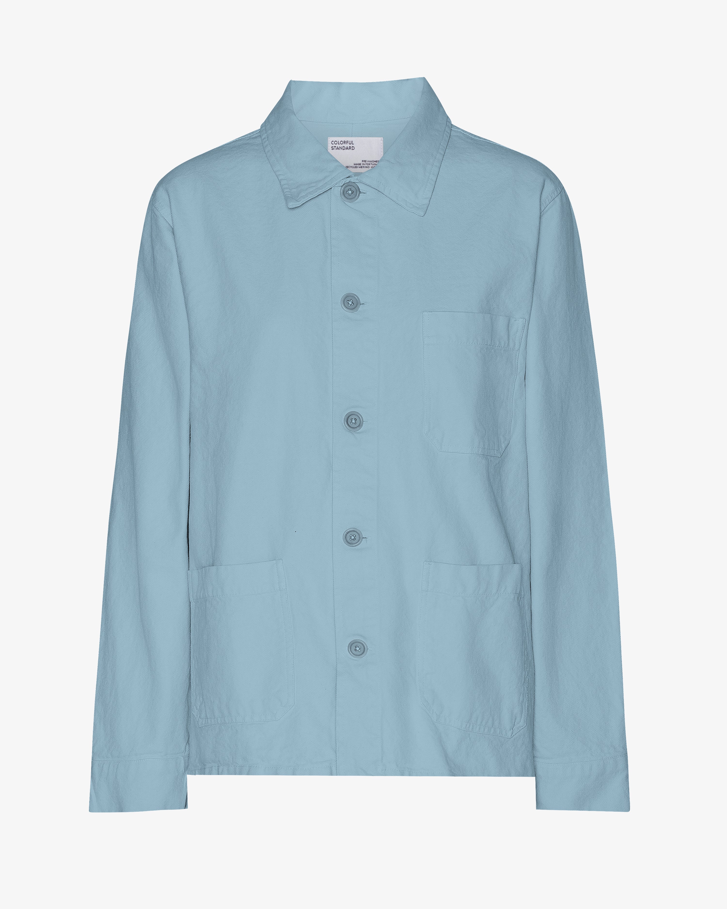 Organic Workwear Jacket - Seaside Blue