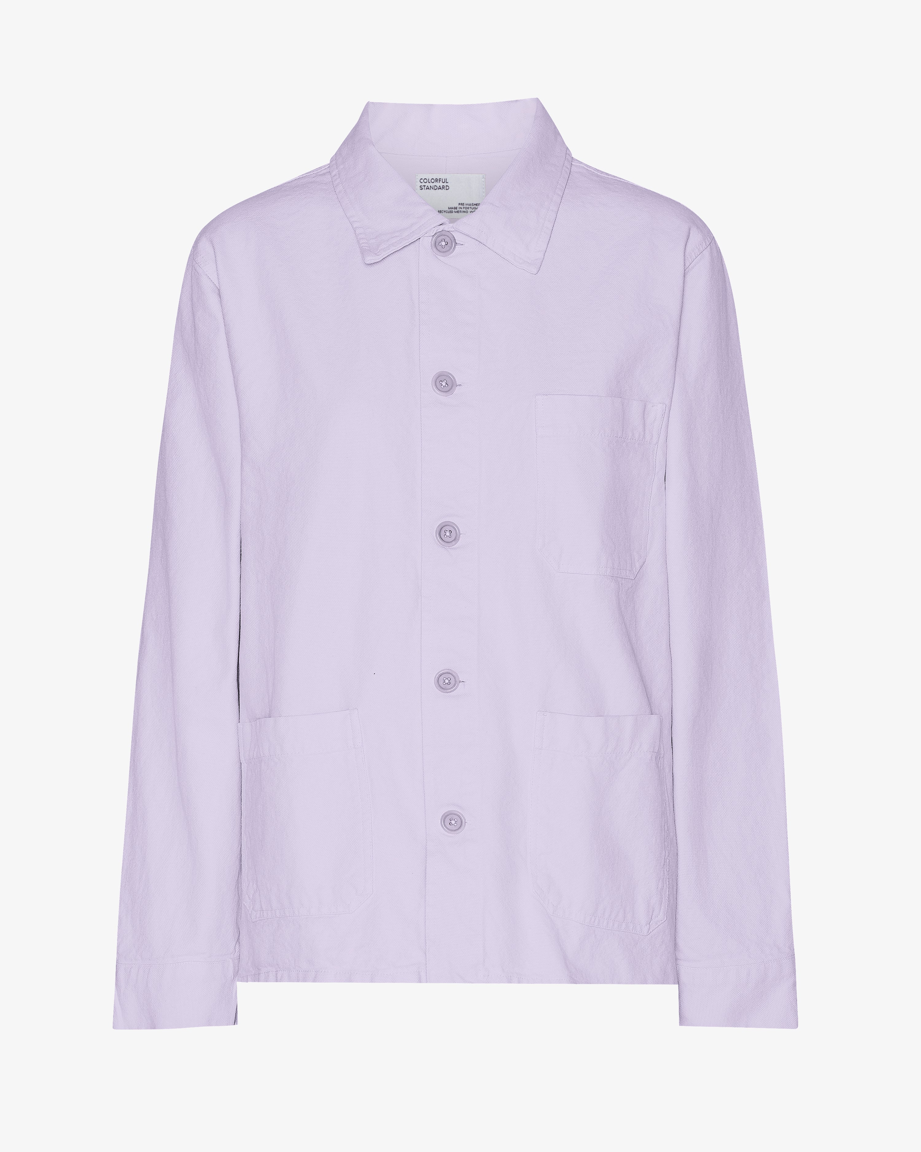 Organic Workwear Jacket - Soft Lavender