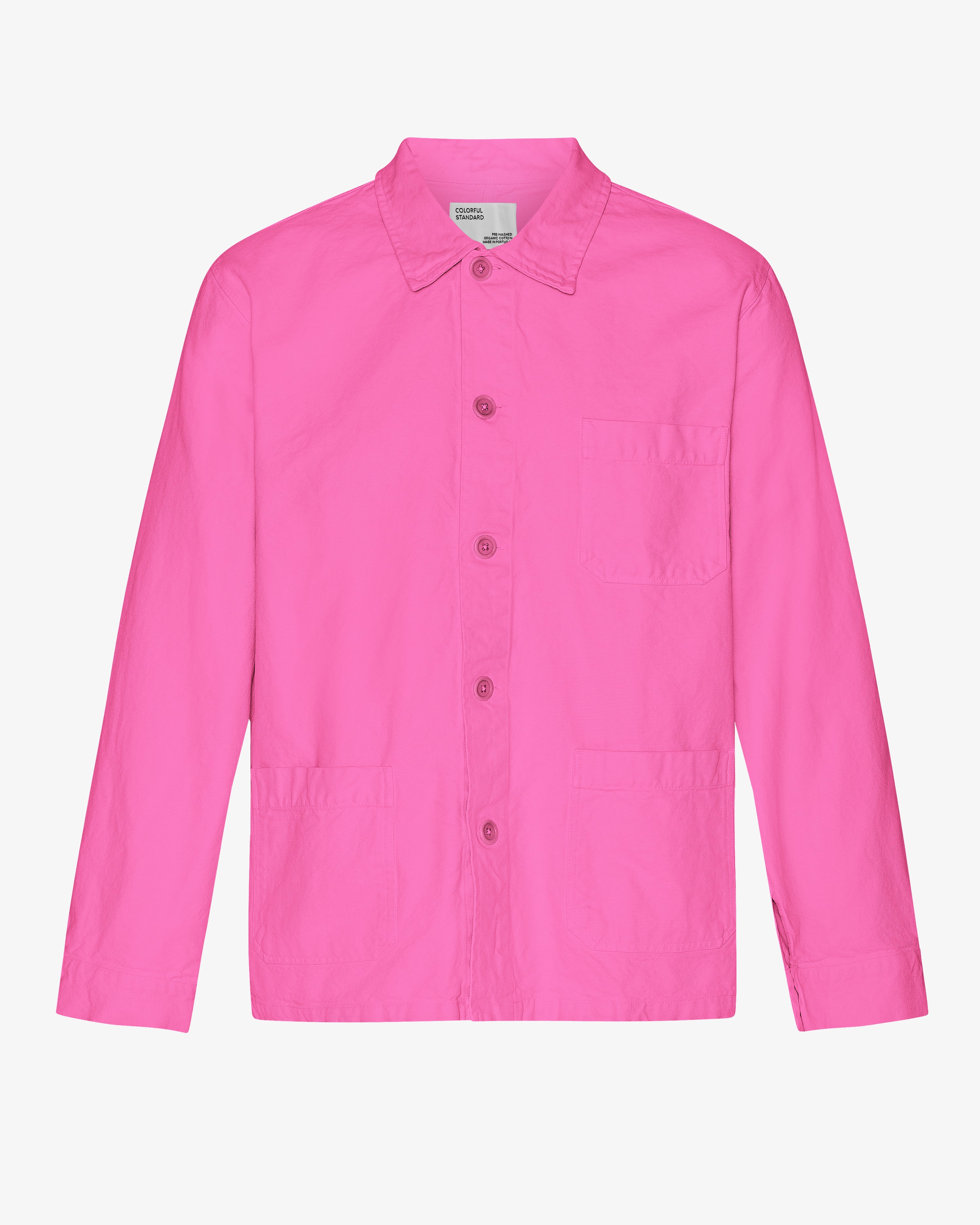 Organic Workwear Jacket - Bubblegum Pink
