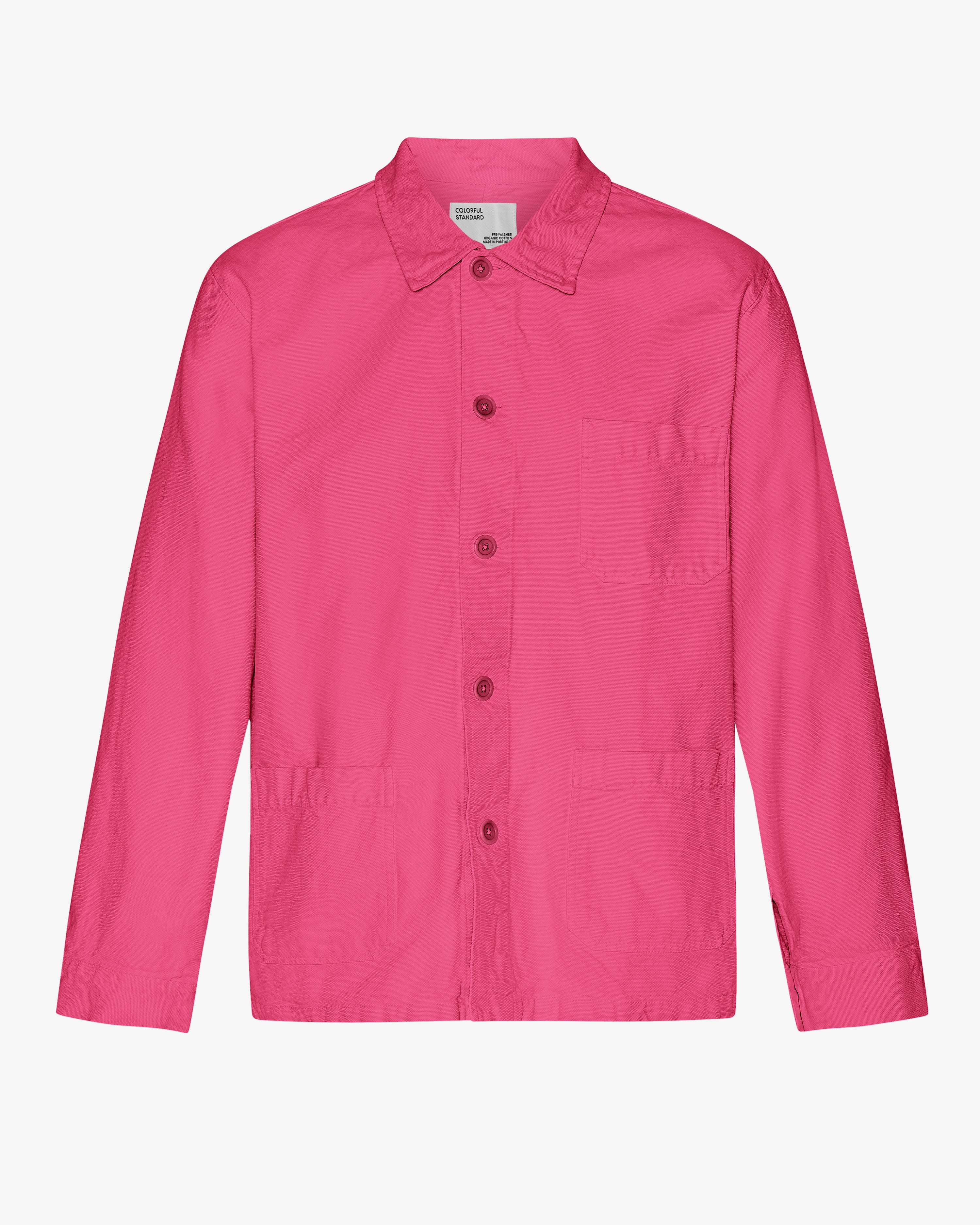 Organic Workwear Jacket - Bubblegum Pink