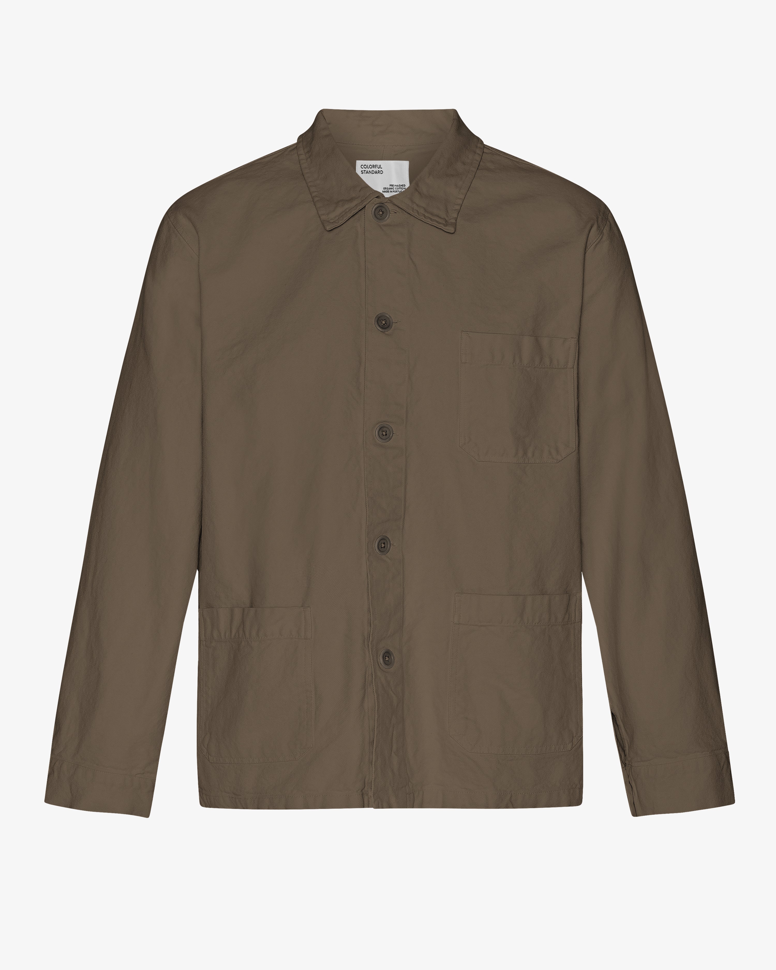 Organic Workwear Jacket - Cedar Brown