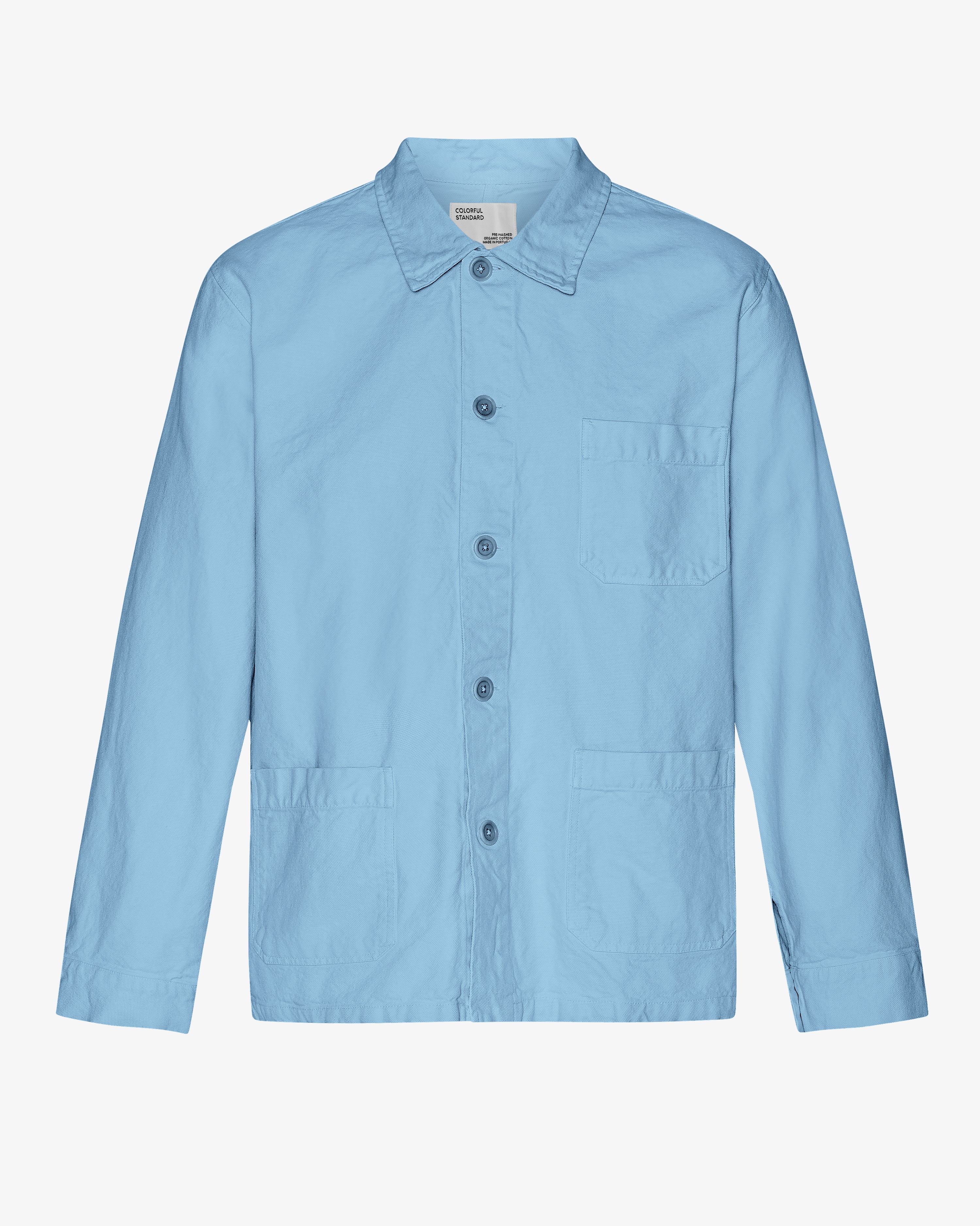 Organic Workwear Jacket - Seaside Blue