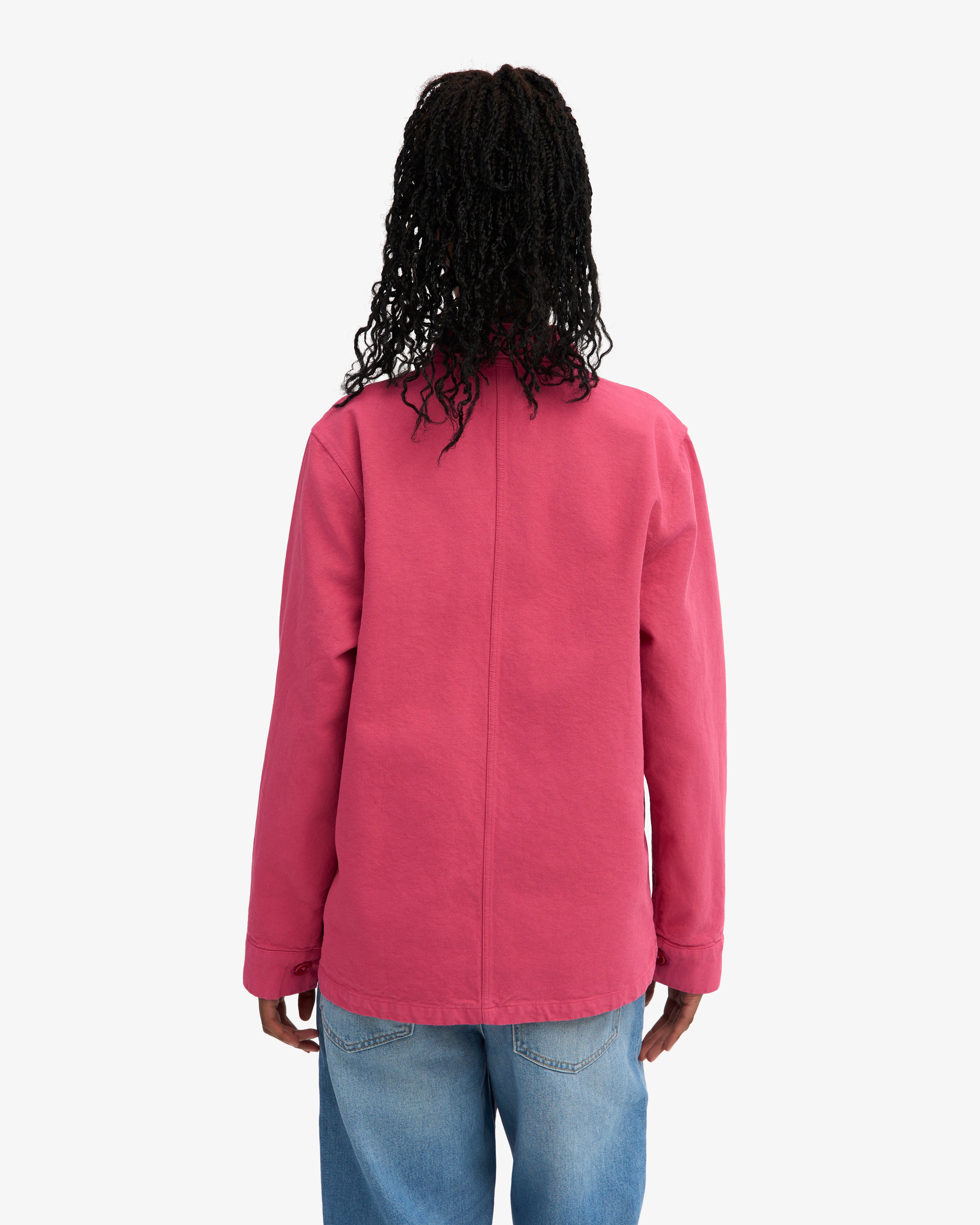 Organic Workwear Jacket - Bubblegum Pink