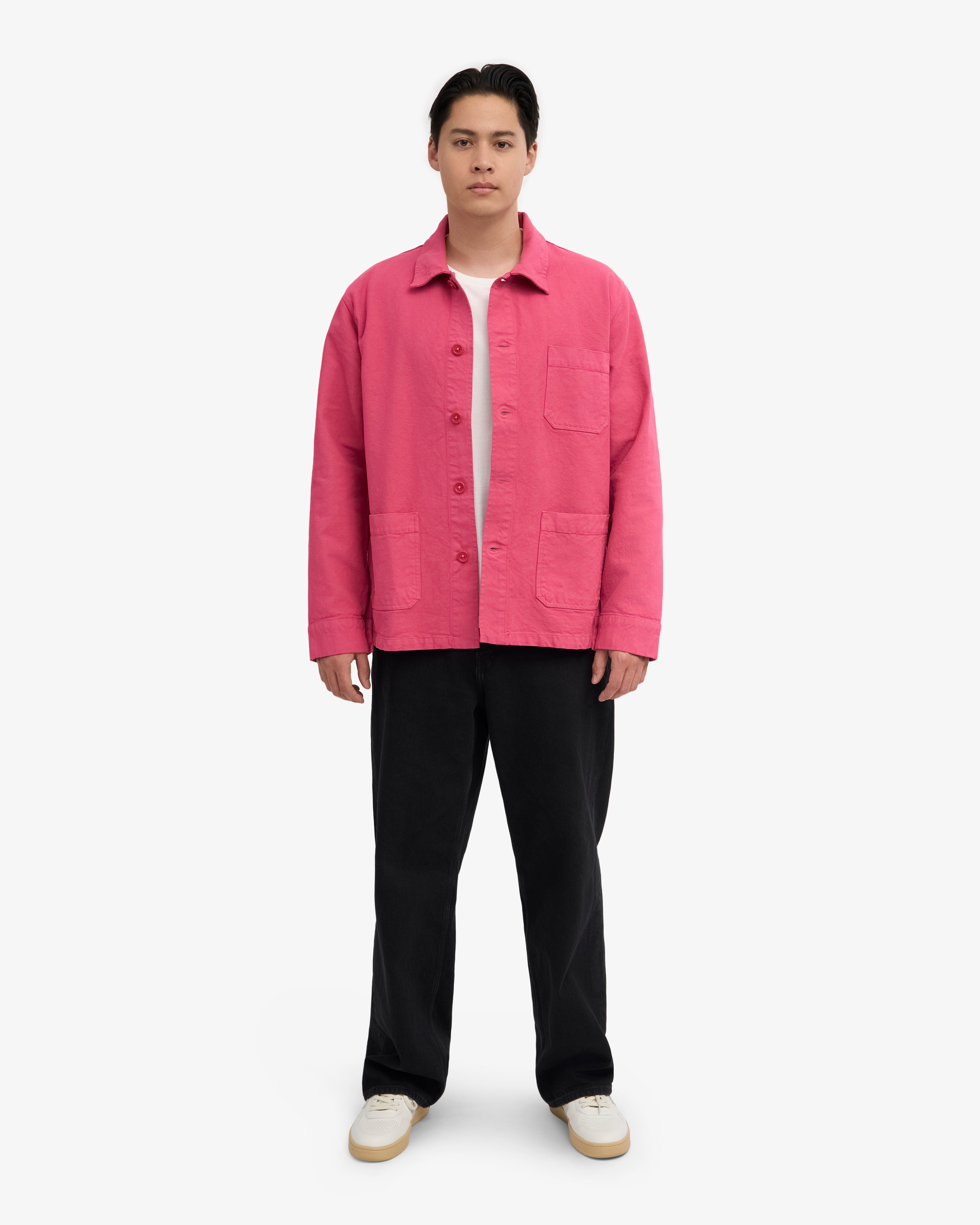Organic Workwear Jacket - Bubblegum Pink