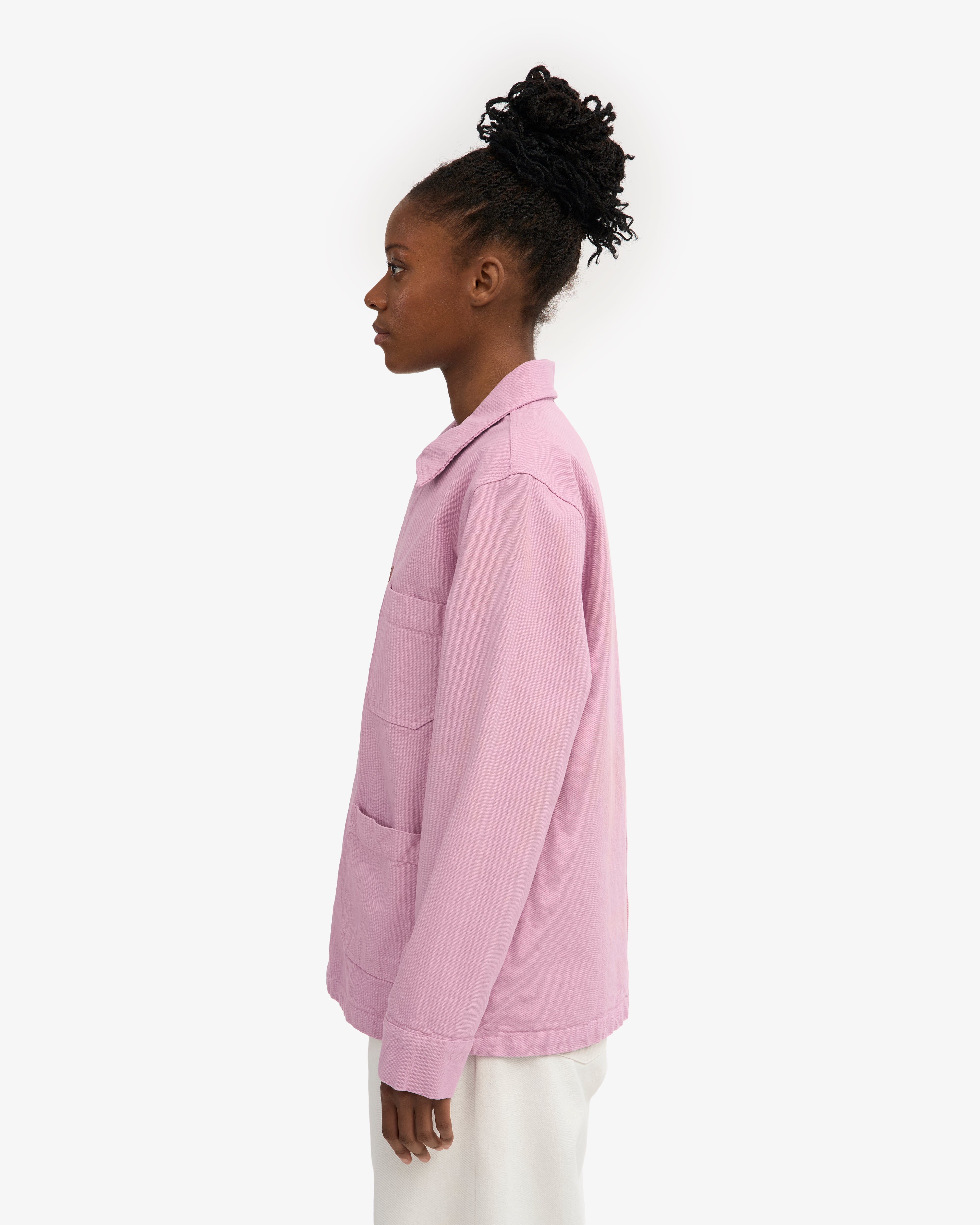 Organic Workwear Jacket - Cherry Blossom