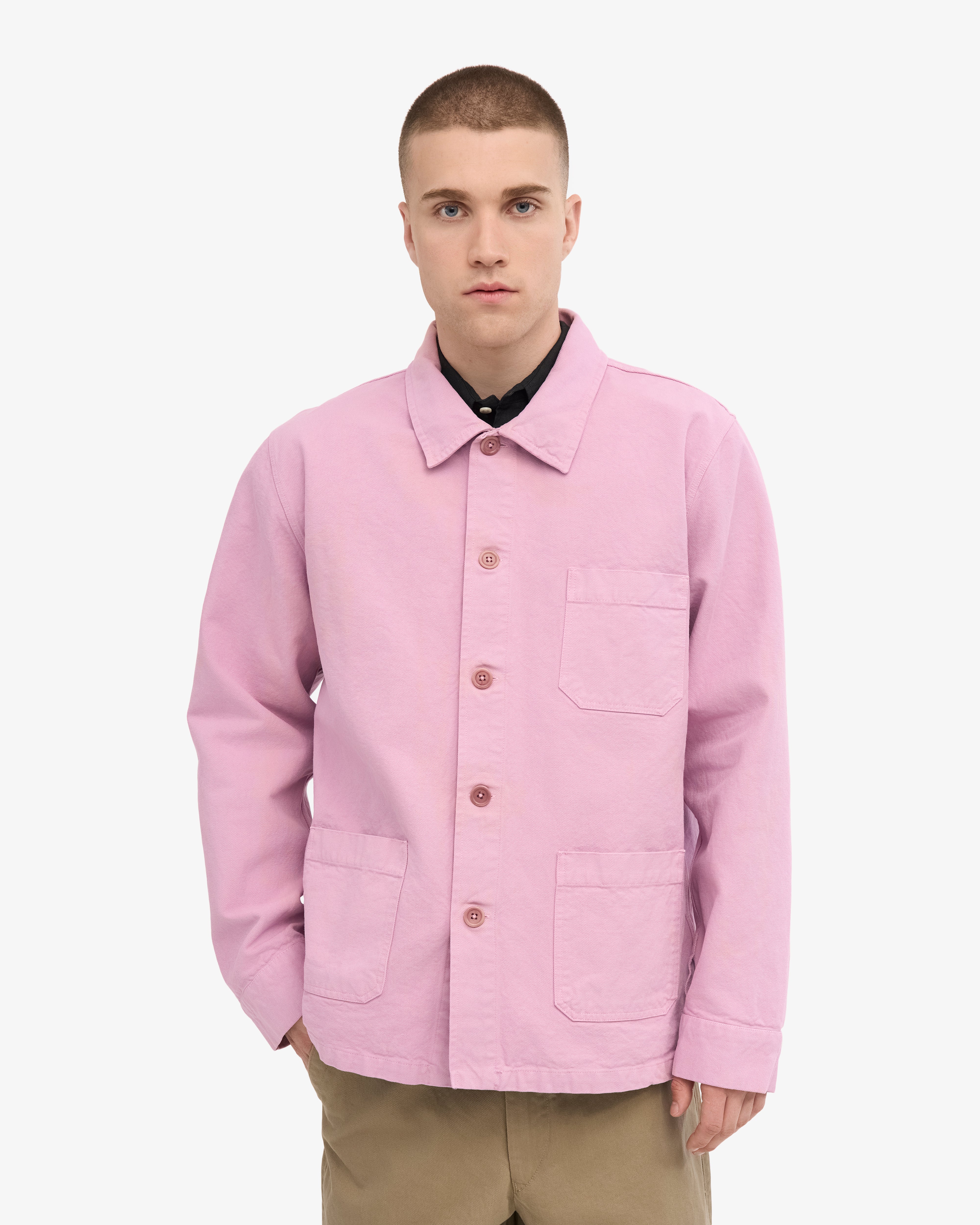 Organic Workwear Jacket - Cherry Blossom