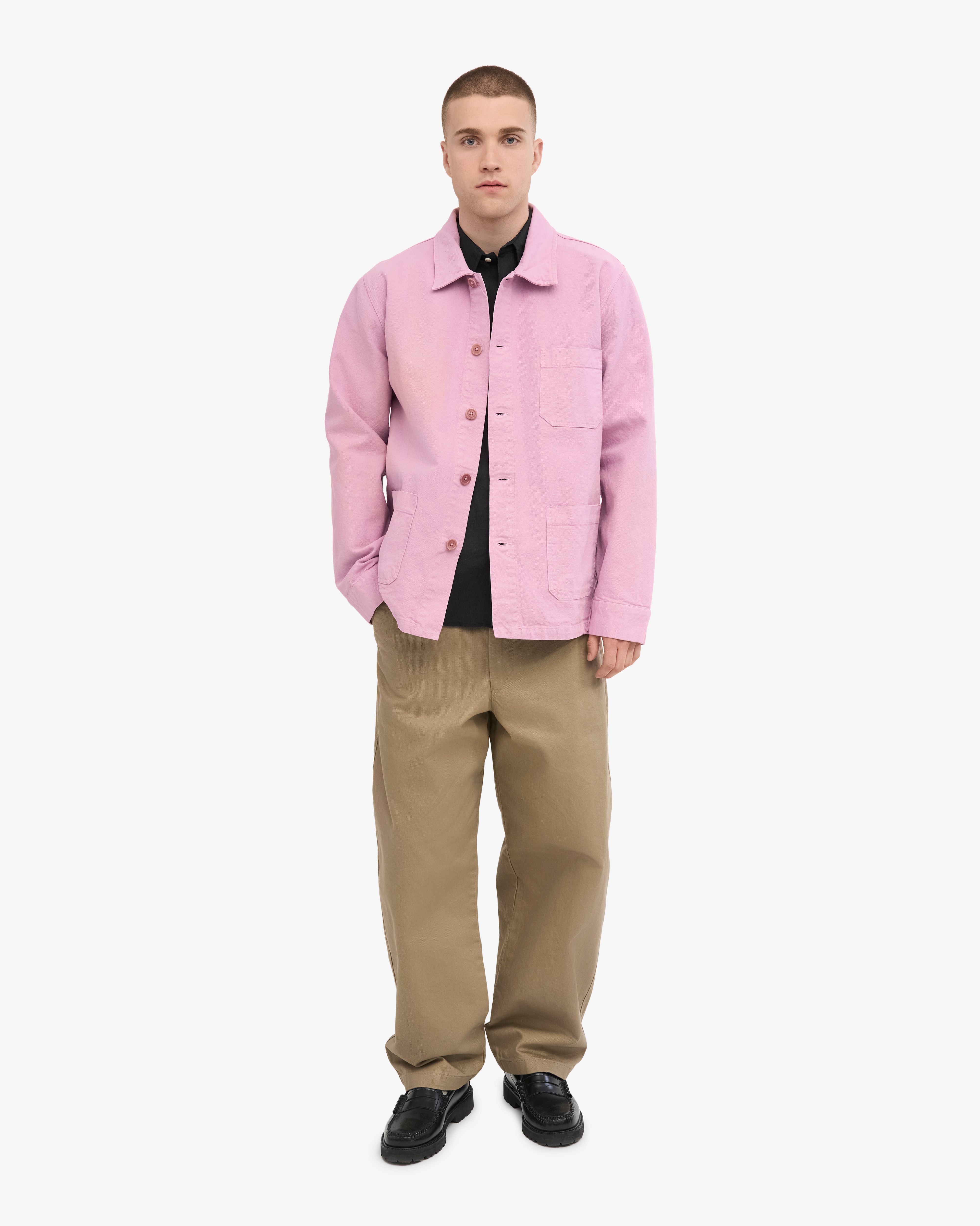 Organic Workwear Jacket - Cherry Blossom