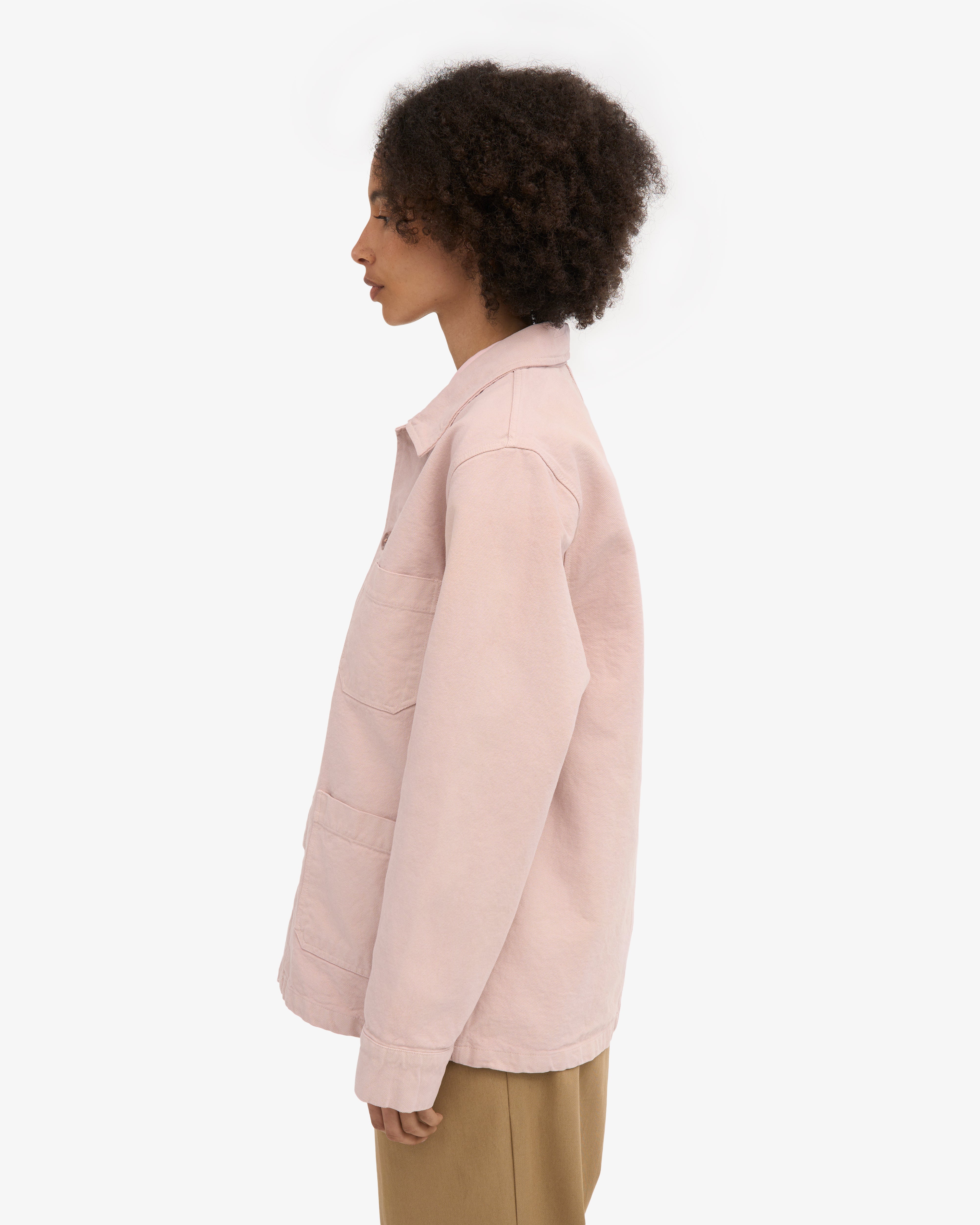 Organic Workwear Jacket - Faded Pink