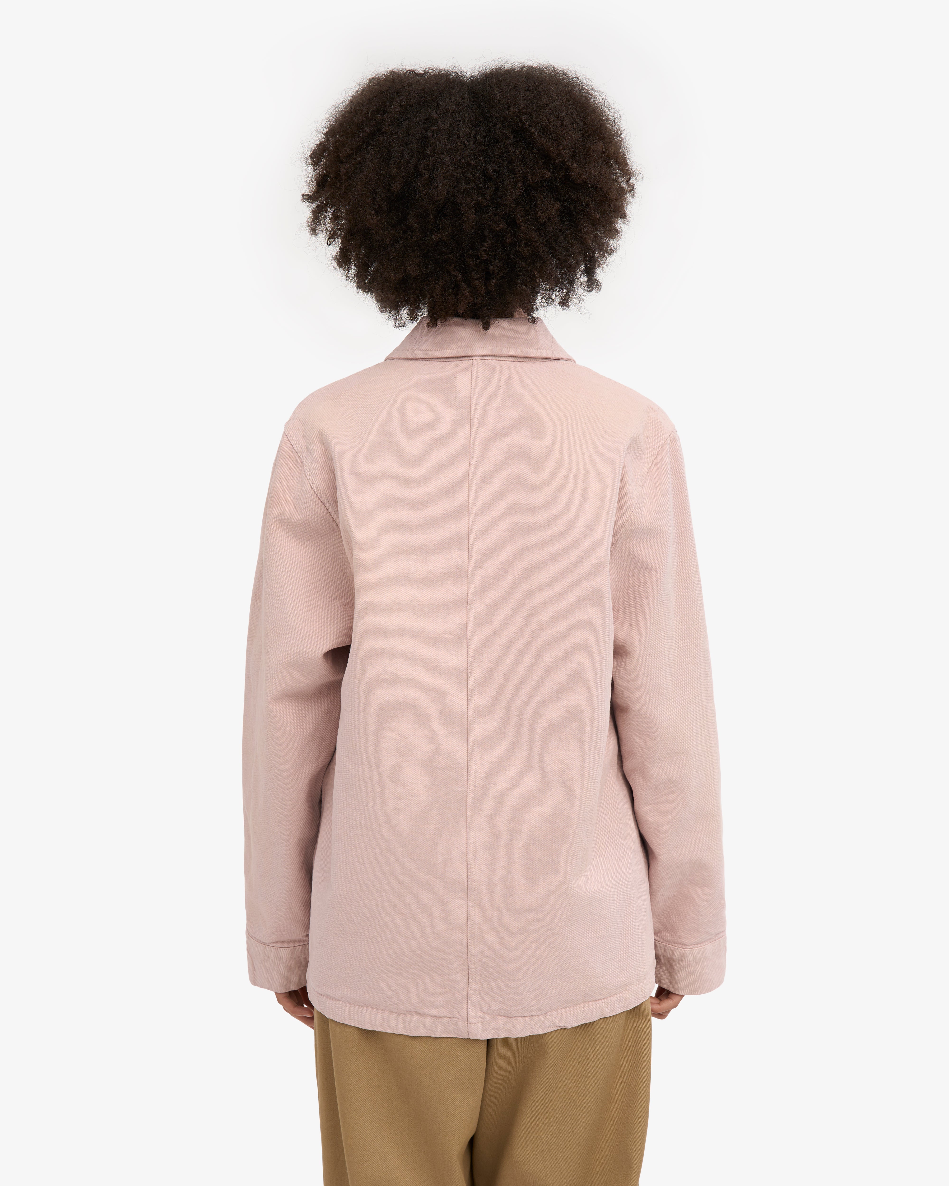 Organic Workwear Jacket - Faded Pink