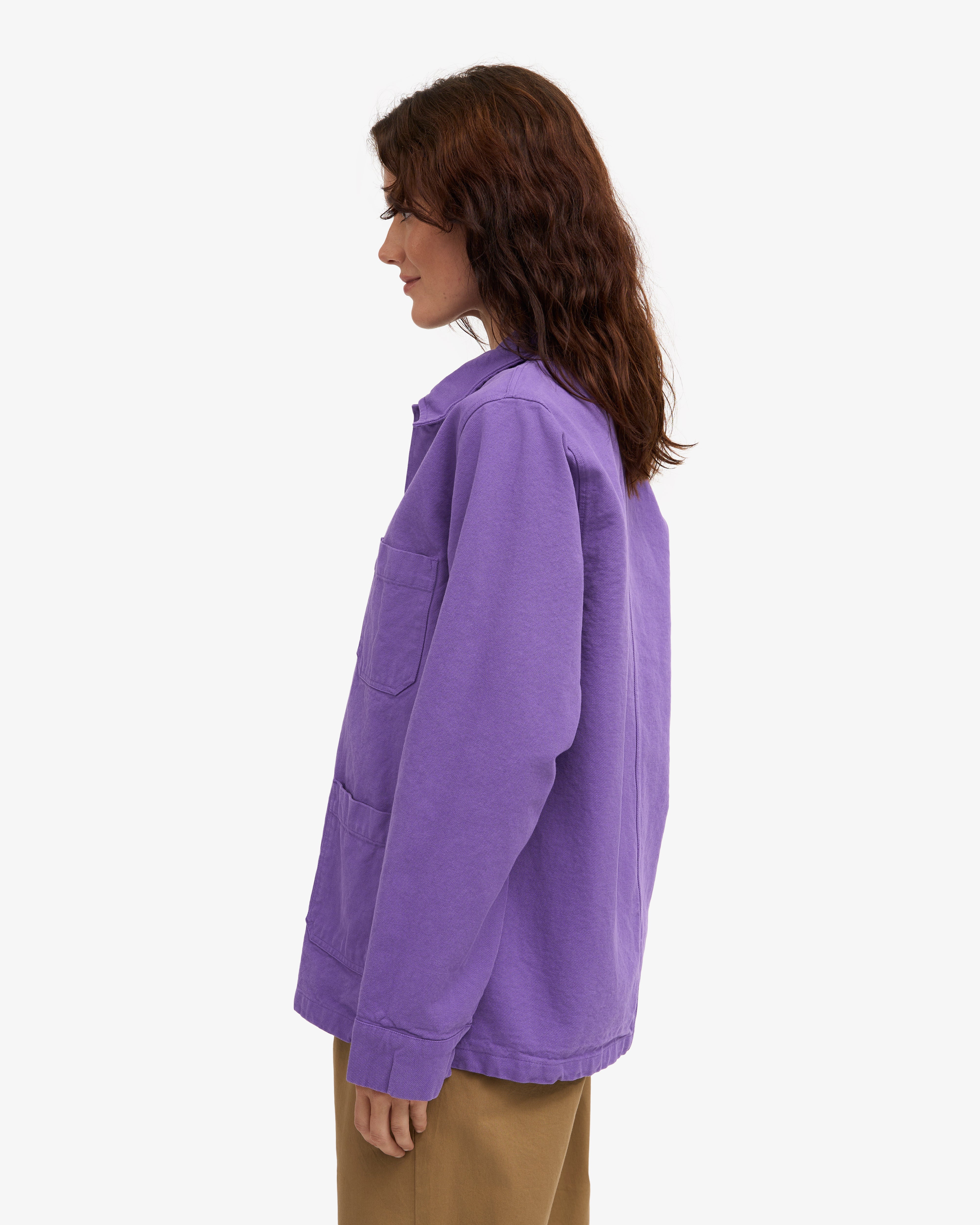 Organic Workwear Jacket - Ultra Violet