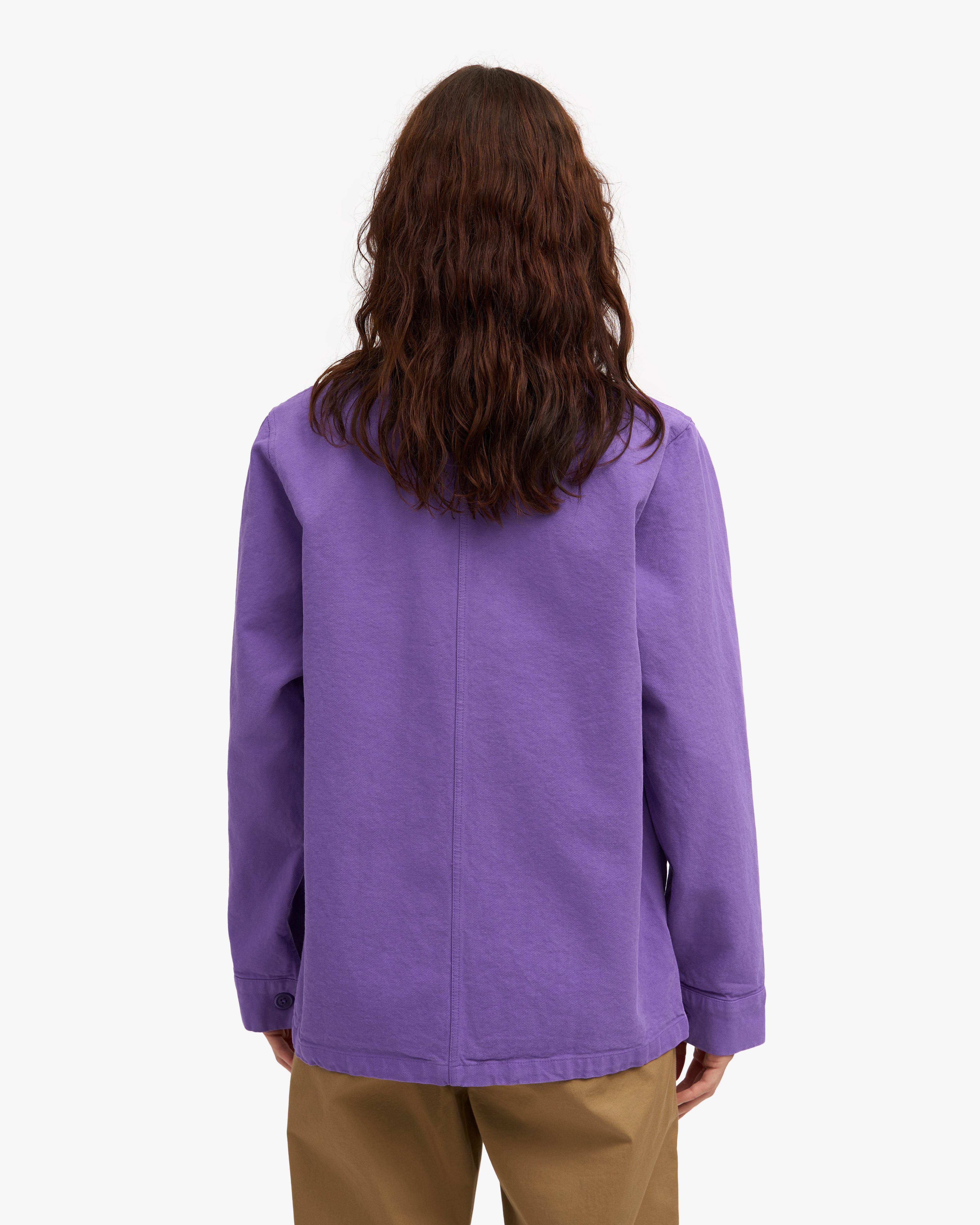 Organic Workwear Jacket - Ultra Violet