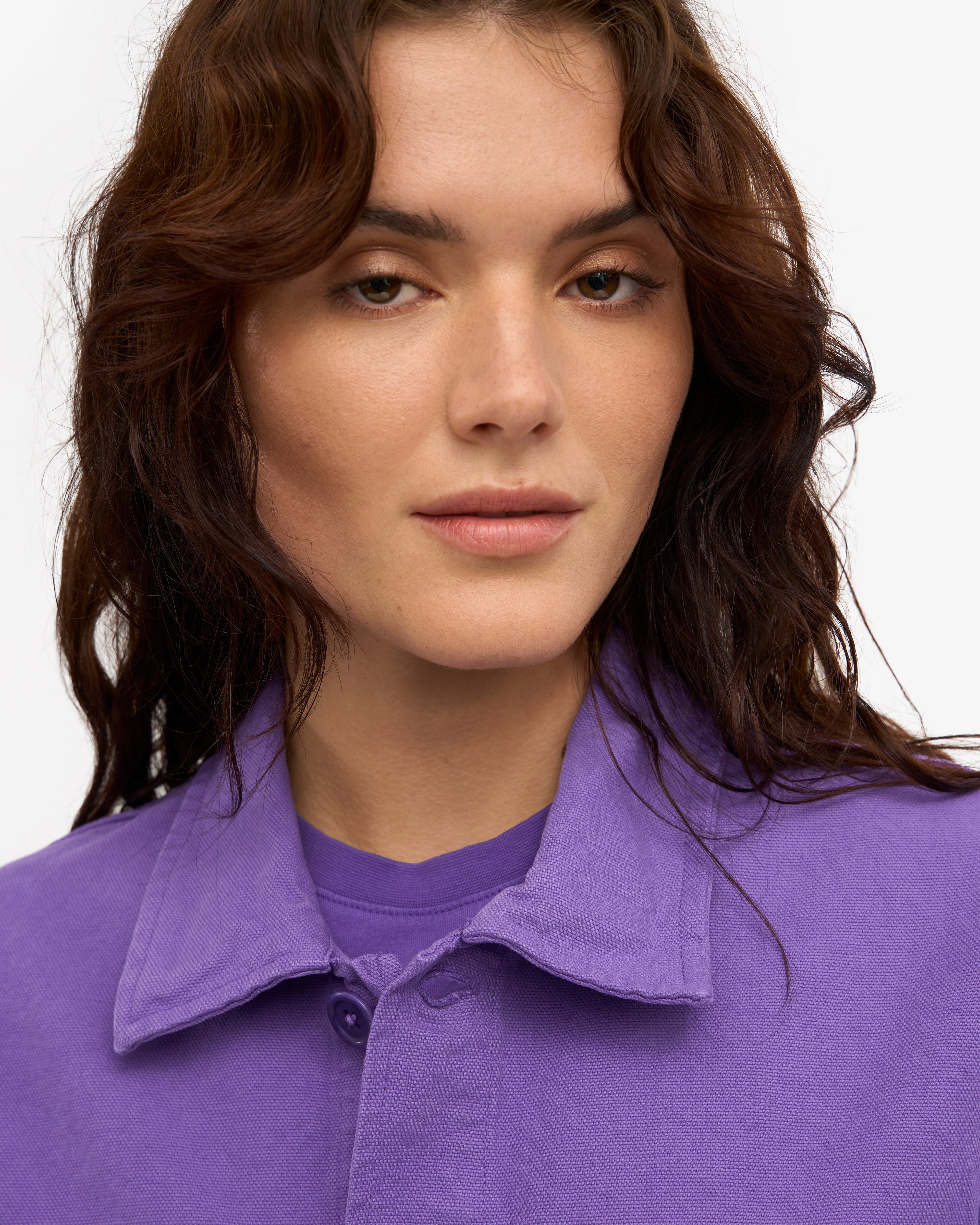 Organic Workwear Jacket - Ultra Violet