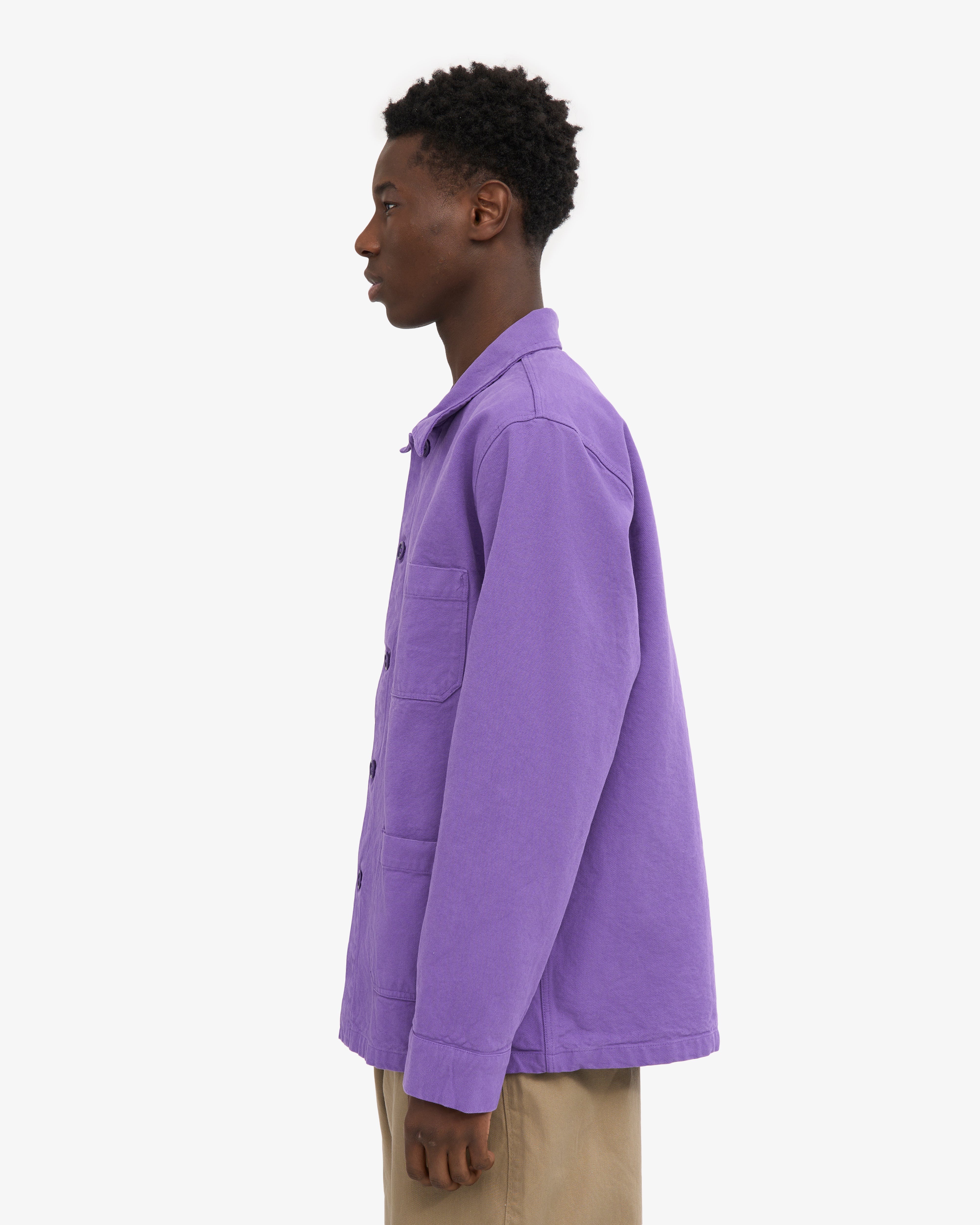 Organic Workwear Jacket - Ultra Violet