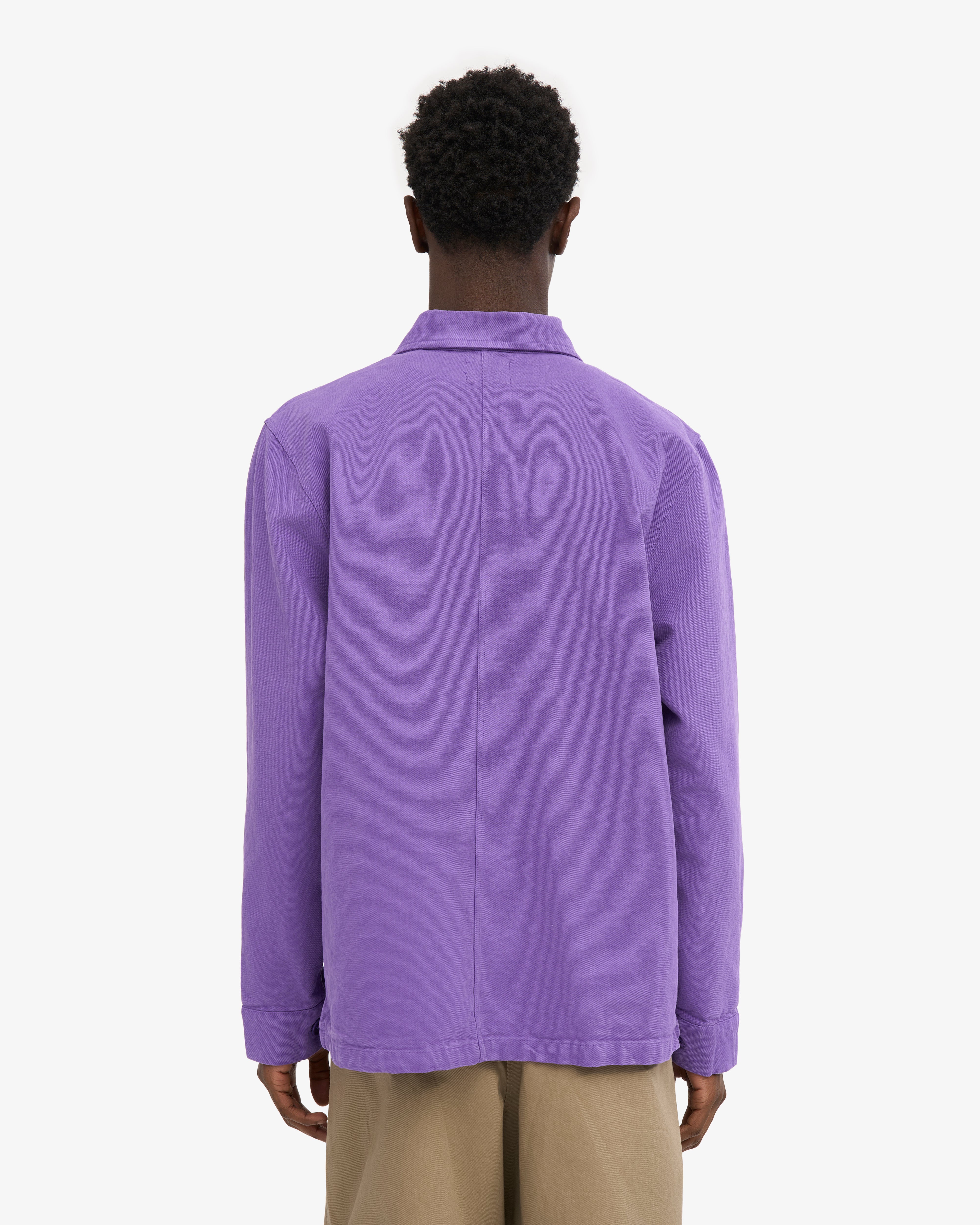 Organic Workwear Jacket - Ultra Violet