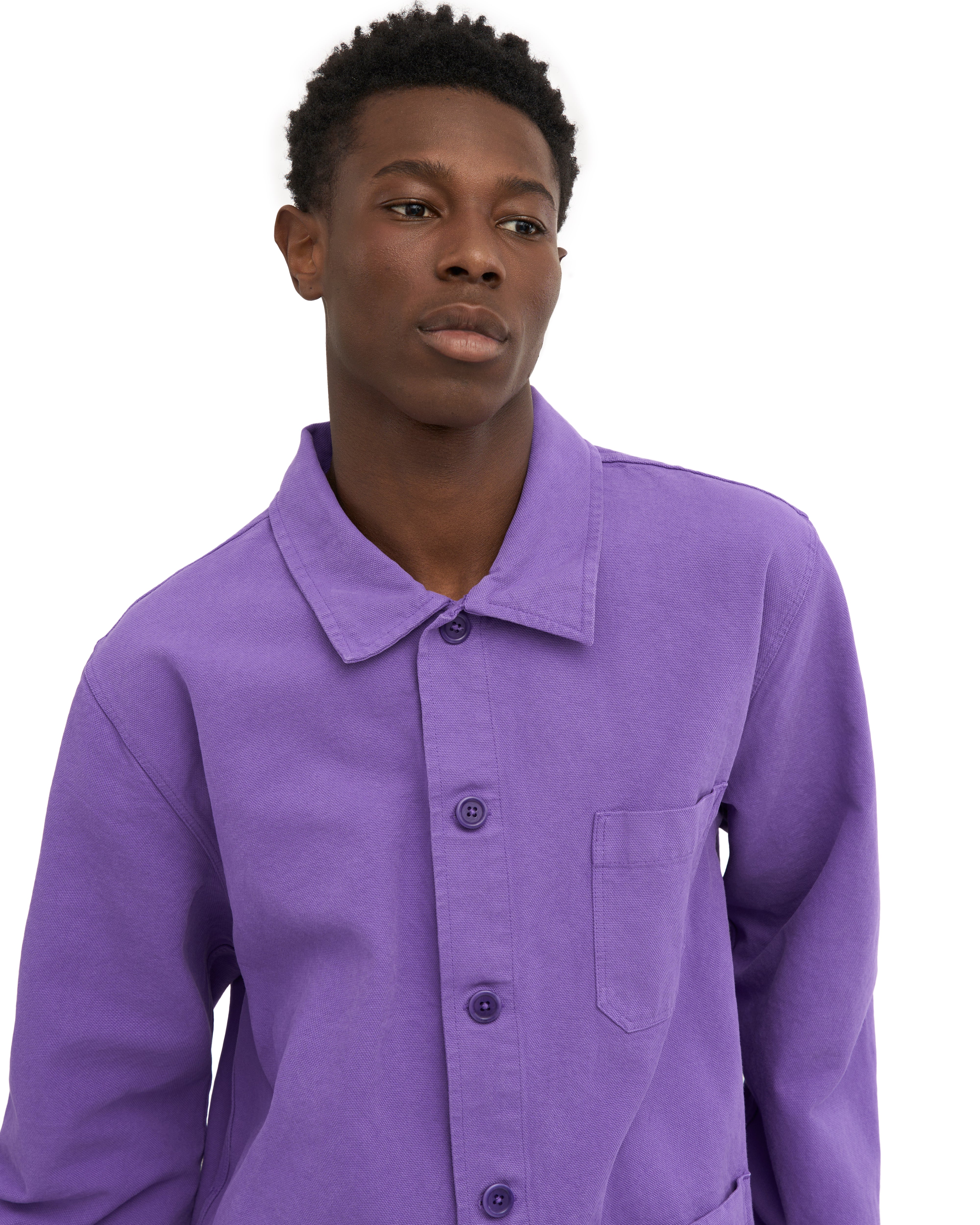 Organic Workwear Jacket - Ultra Violet