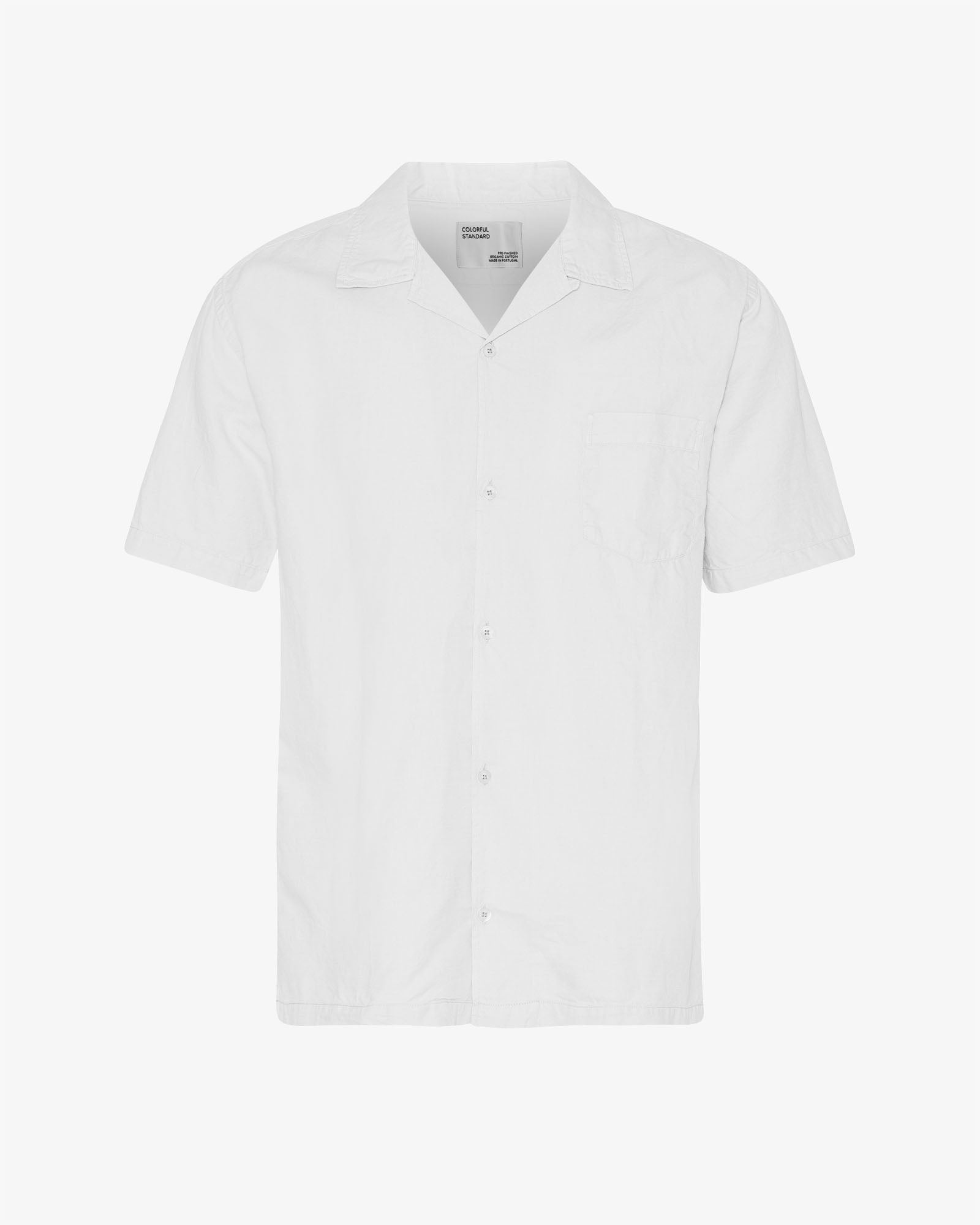 Linen Short Sleeved Shirt - Optical White