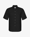 Linen SS Shirt - Deep Black