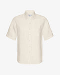 Linen SS Shirt - Ivory White