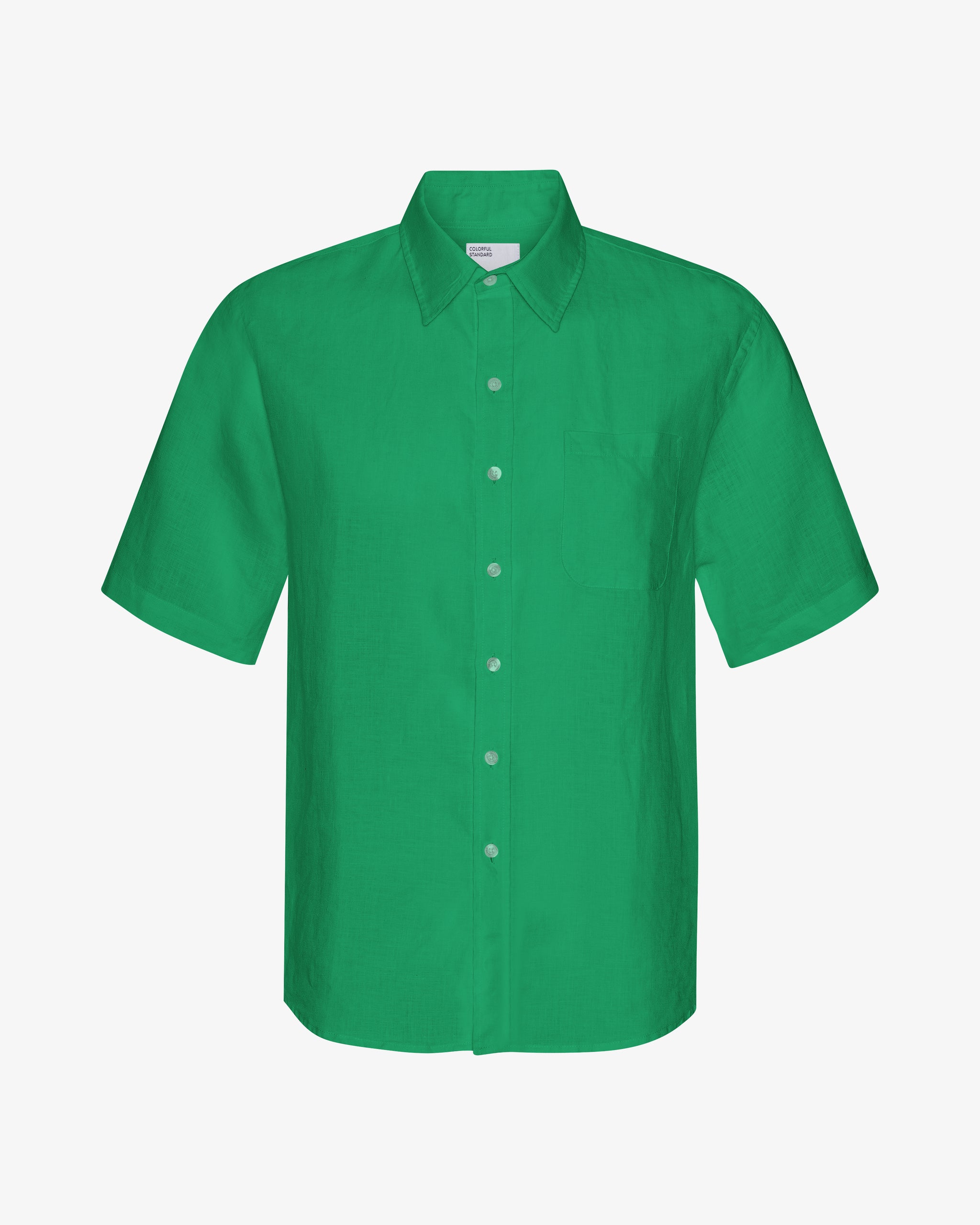 Linen SS Shirt - Kelly Green - Male - XL