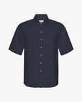 Linen SS Shirt - Navy Blue