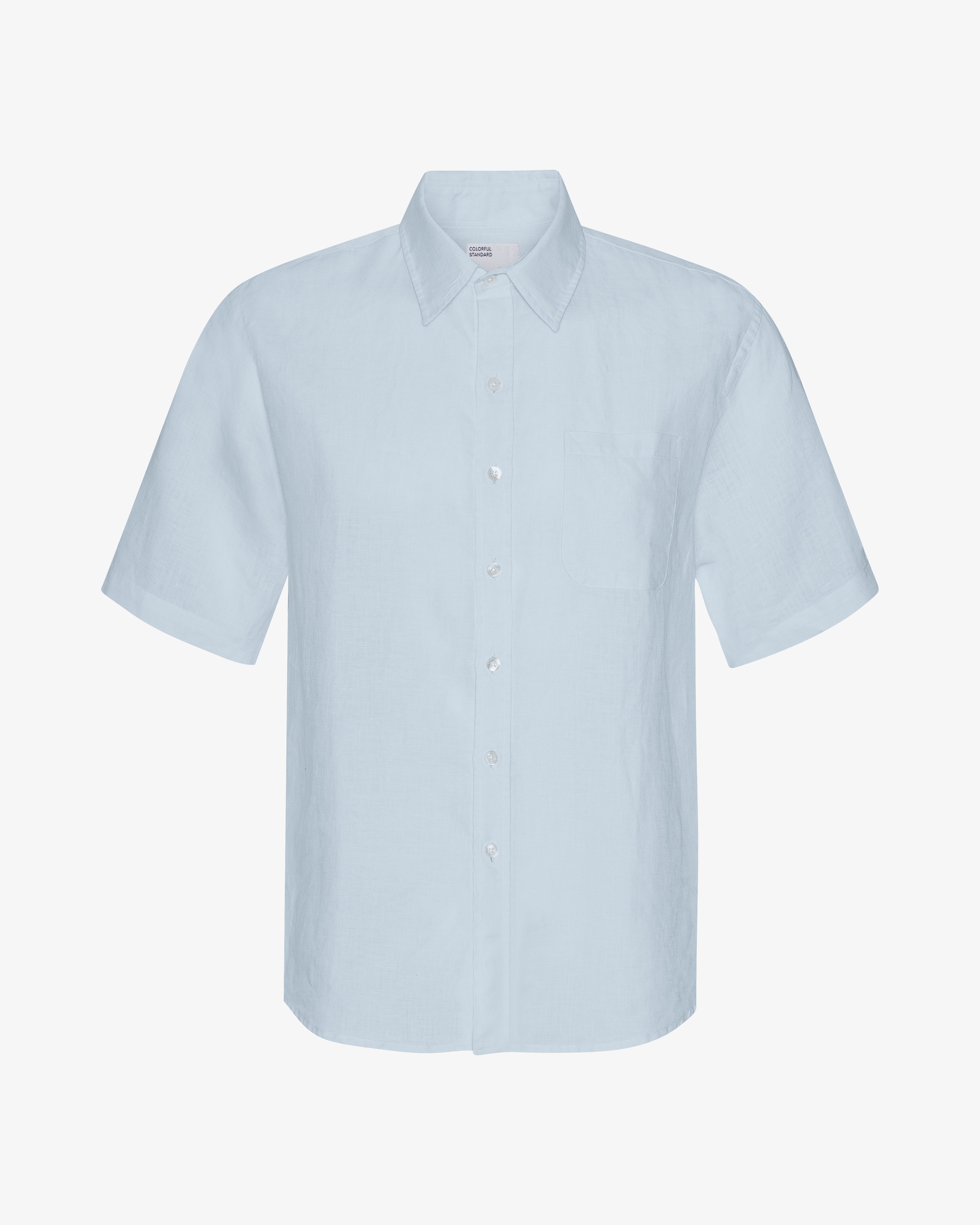 Linen SS Shirt - Polar Blue