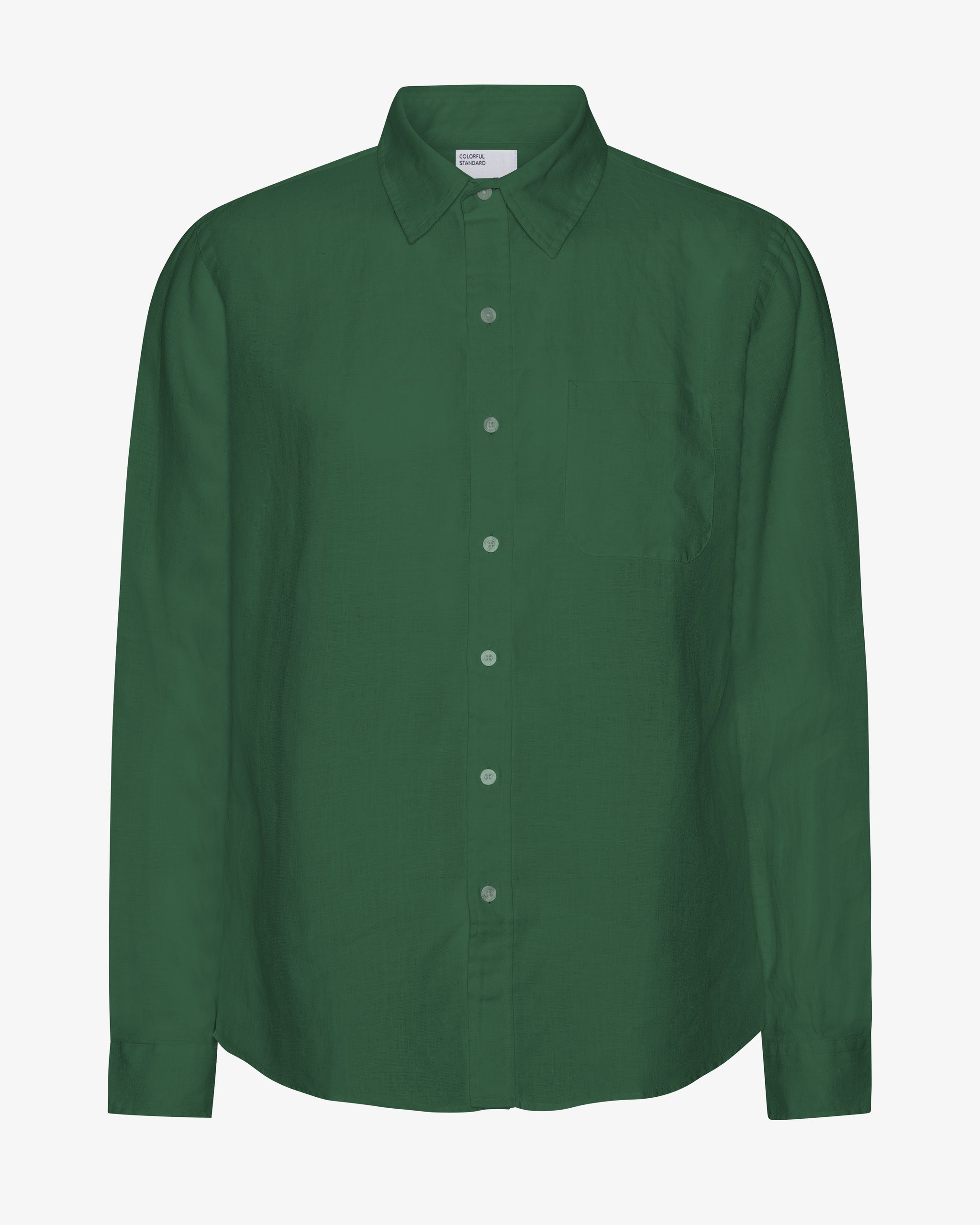 Linen Shirt - Emerald Green Colorful Standard Linen Shirt - Emerald Green Colorful Standard