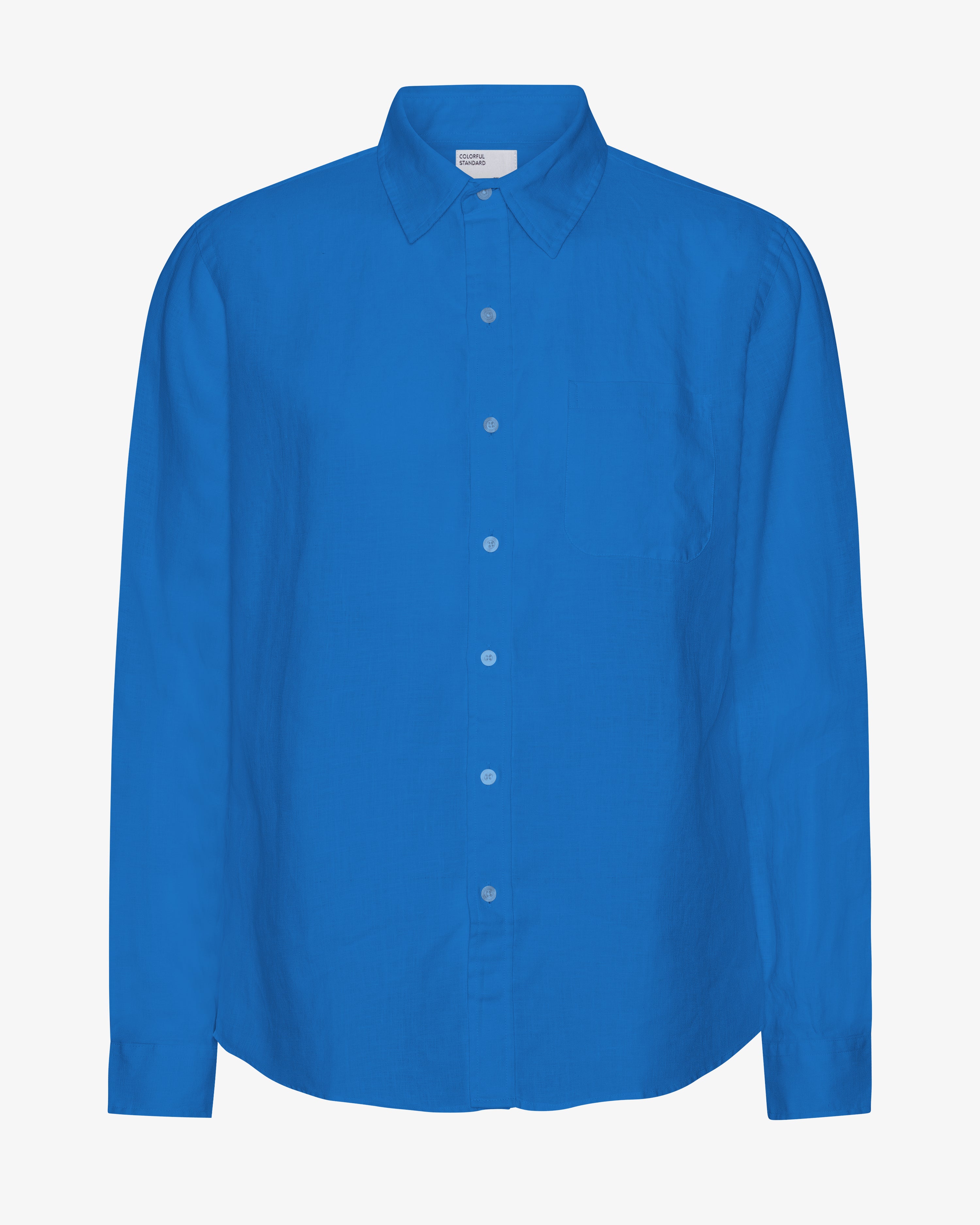 Linen Shirt - Pacific Blue