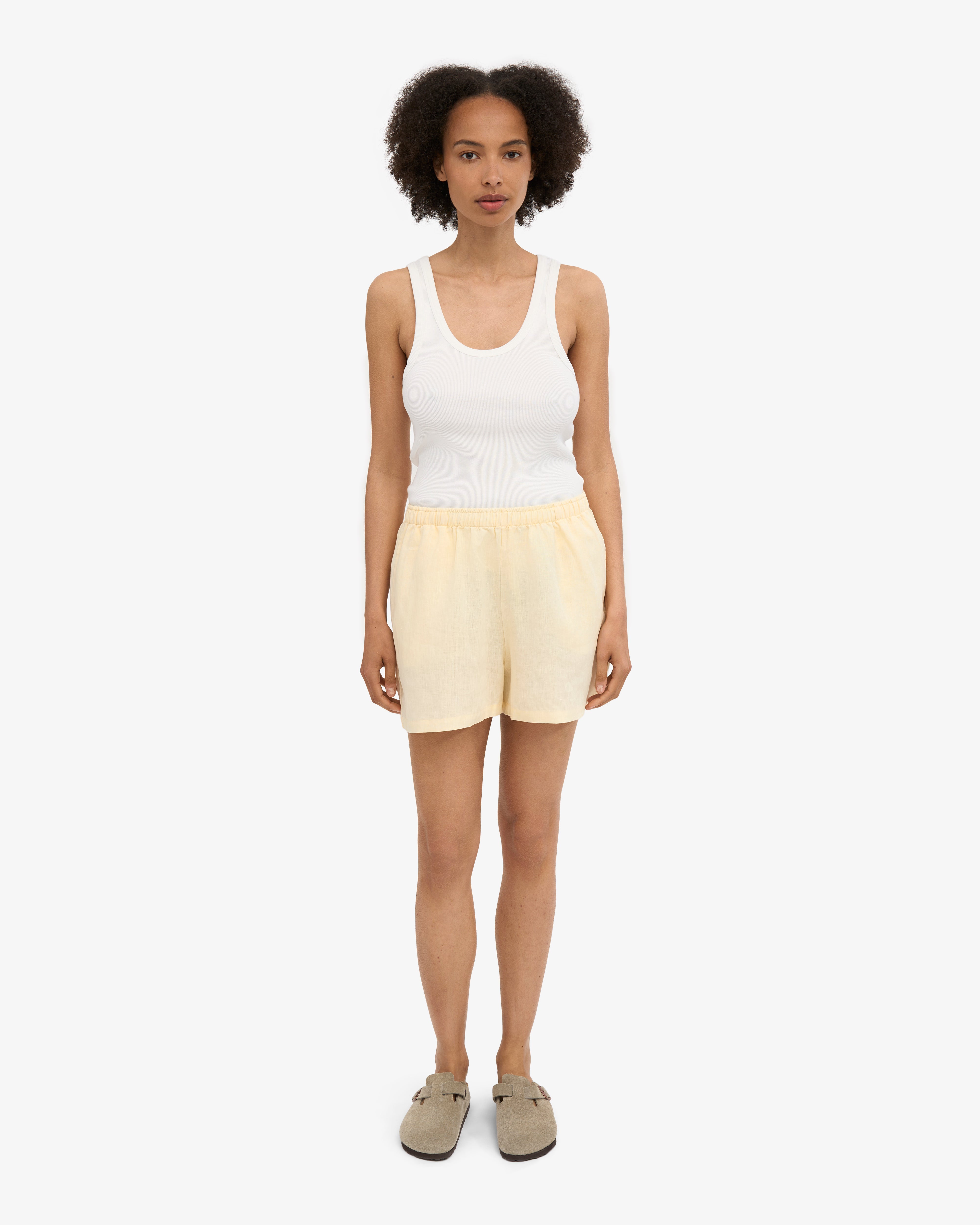 Linen Shorts - Ultra Violet