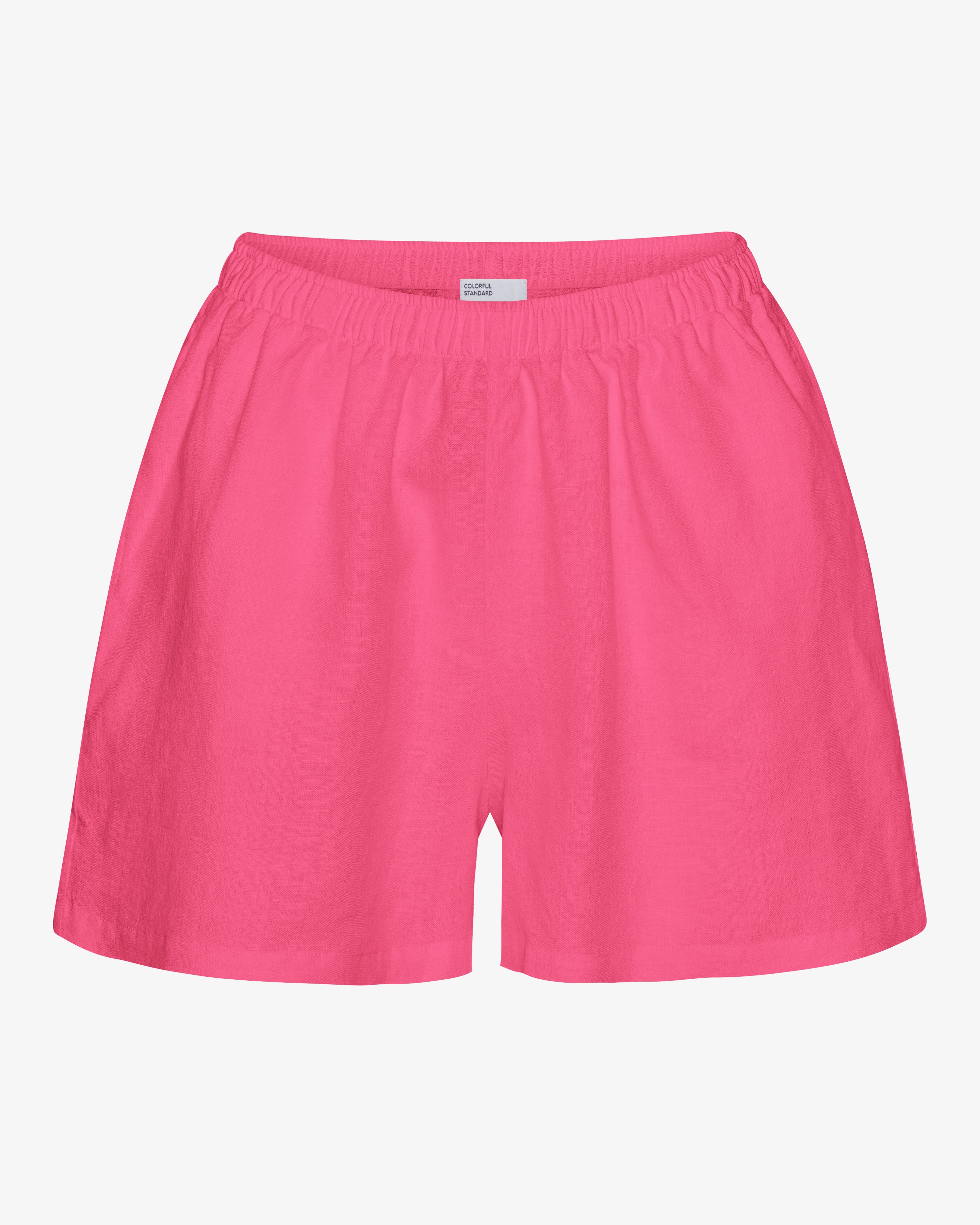 Linen Shorts - Bubblegum Pink