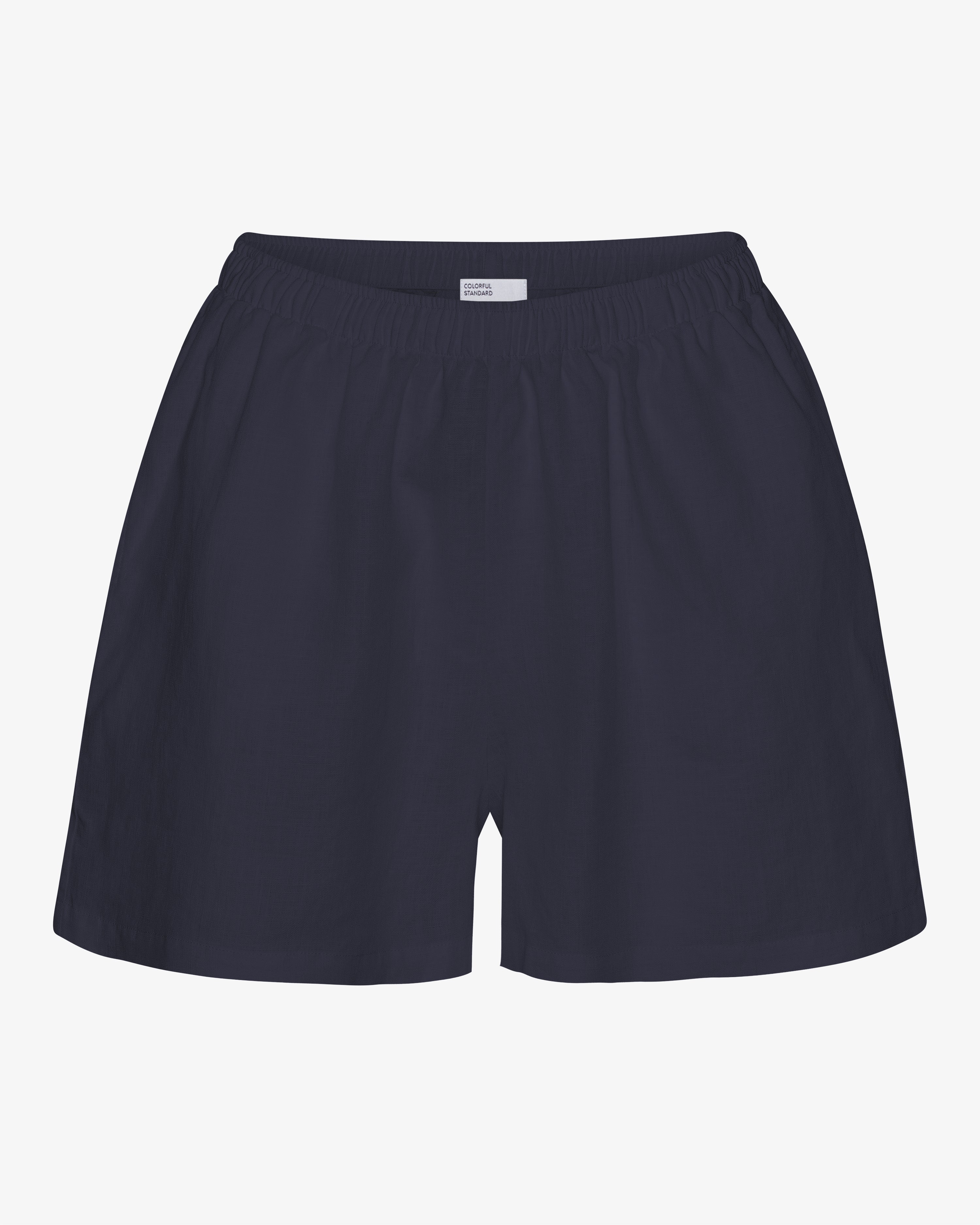 Linen Shorts - Navy Blue
