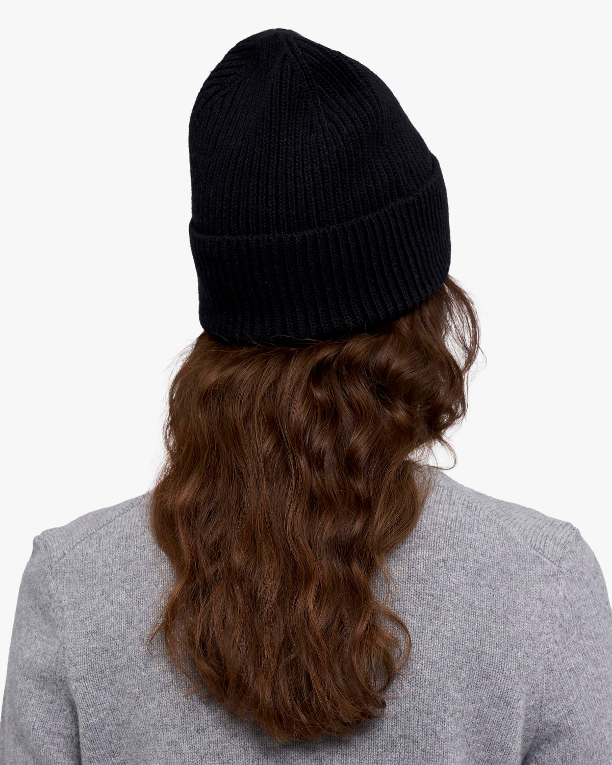 Cashmere Beanie - Deep Black