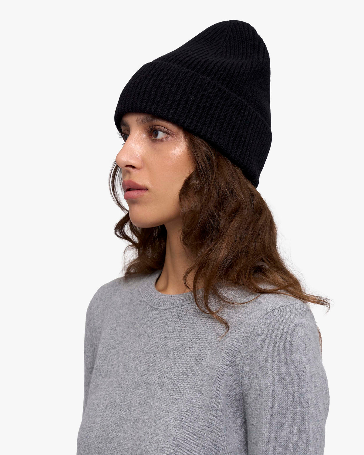 Cashmere Beanie - Deep Black