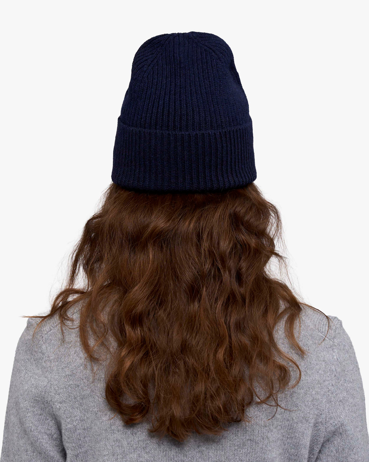 Cashmere Beanie - Navy Blue