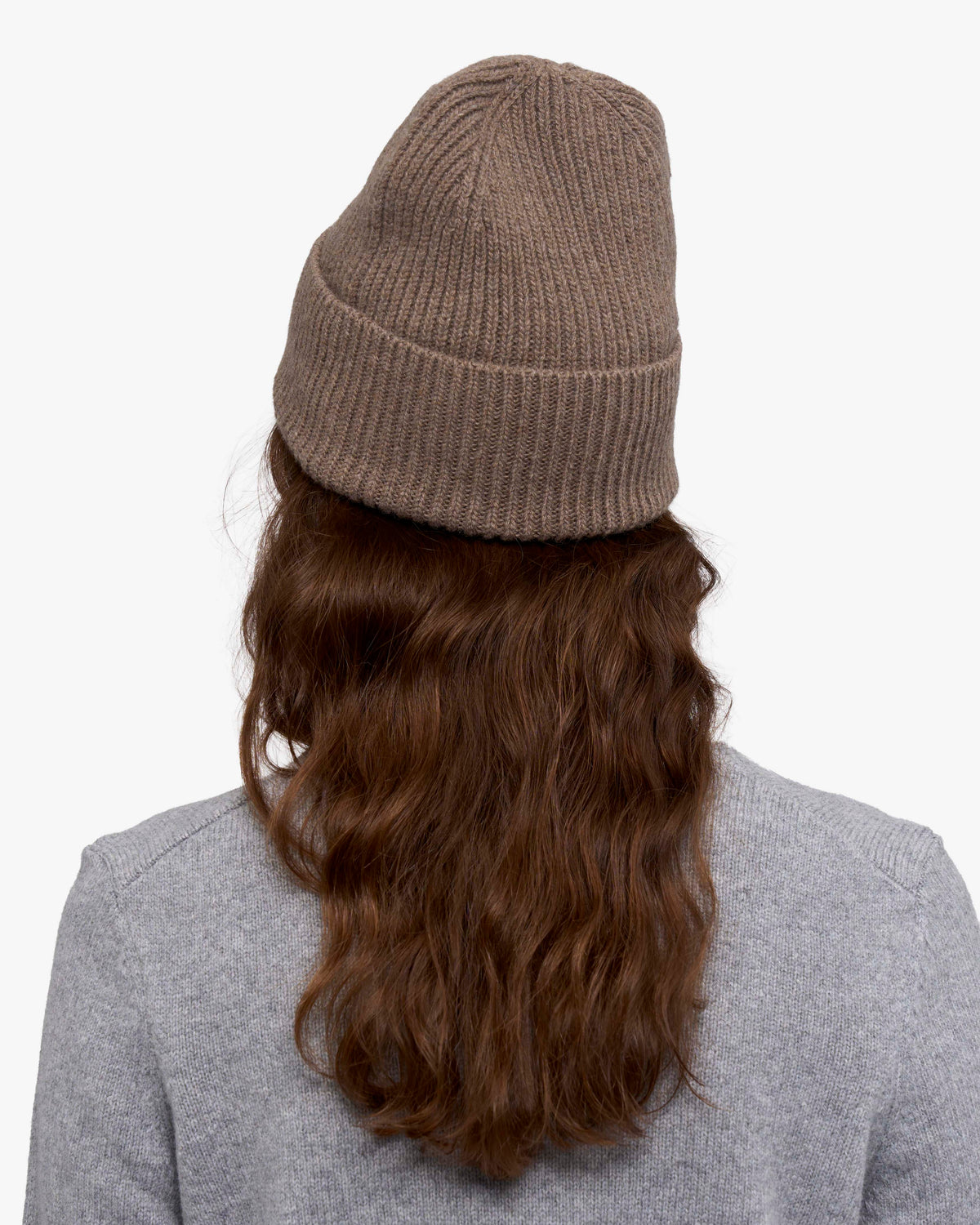 Cashmere Beanie - Warm Taupe