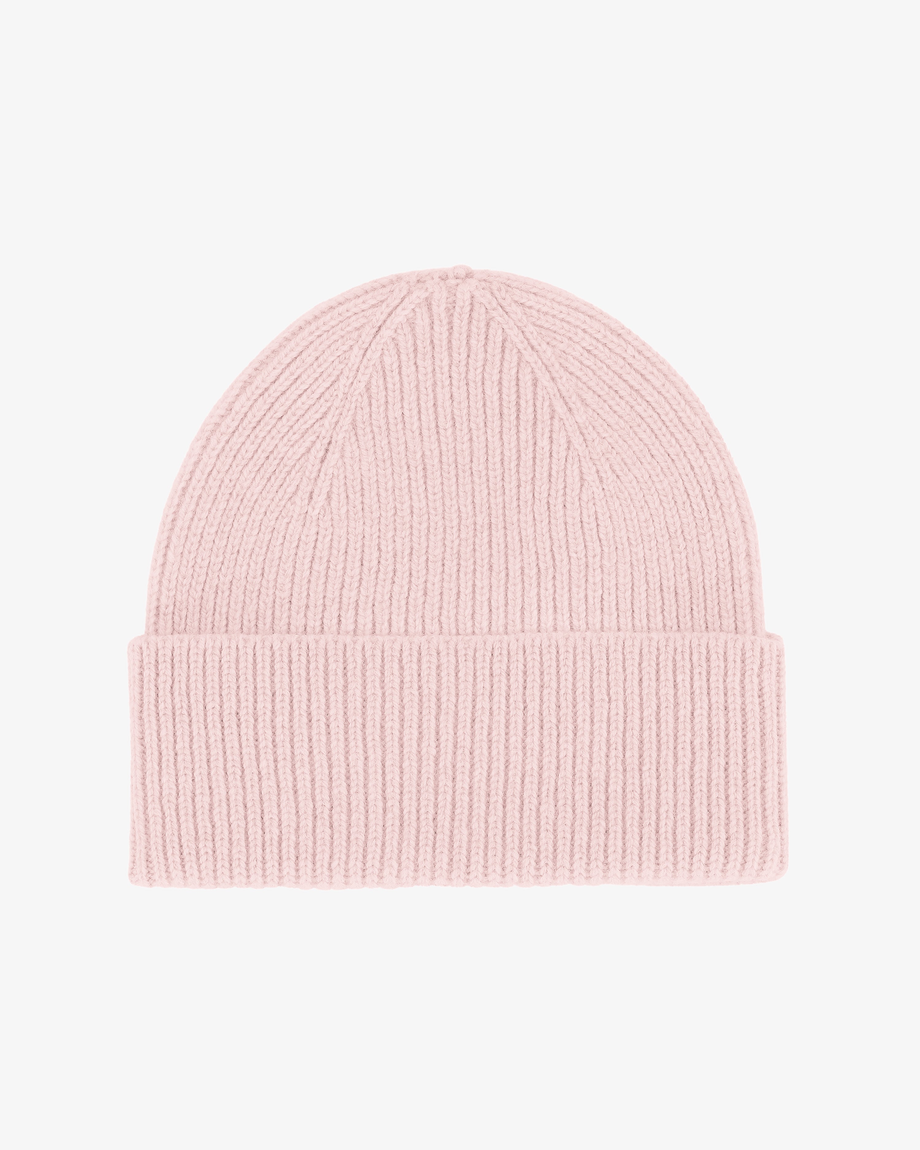 Merino Wool Beanie - Faded Pink
