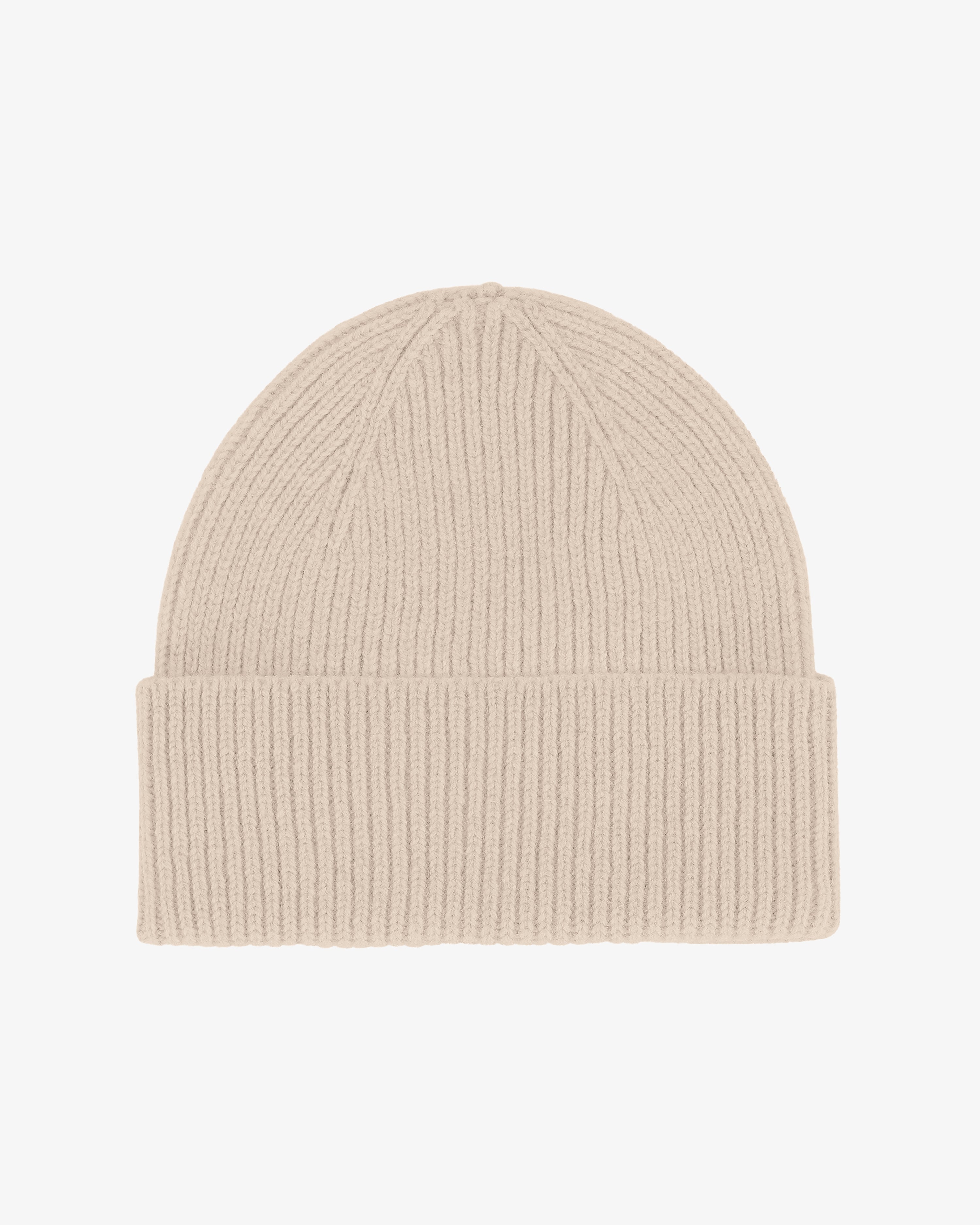 Merino Wool Beanie - Ivory White